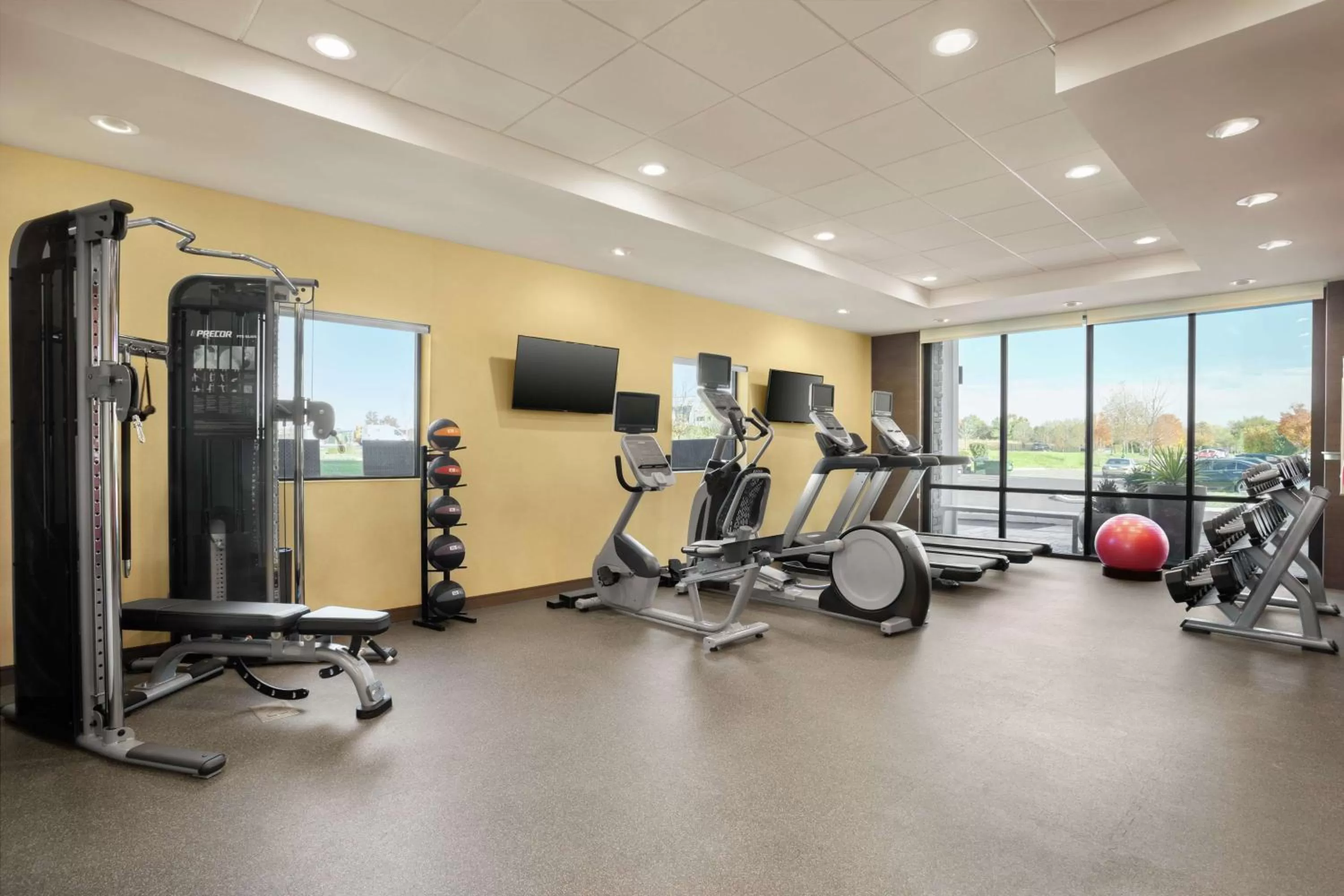 Fitness centre/facilities in Home2 Suites By Hilton Warminster Horsham