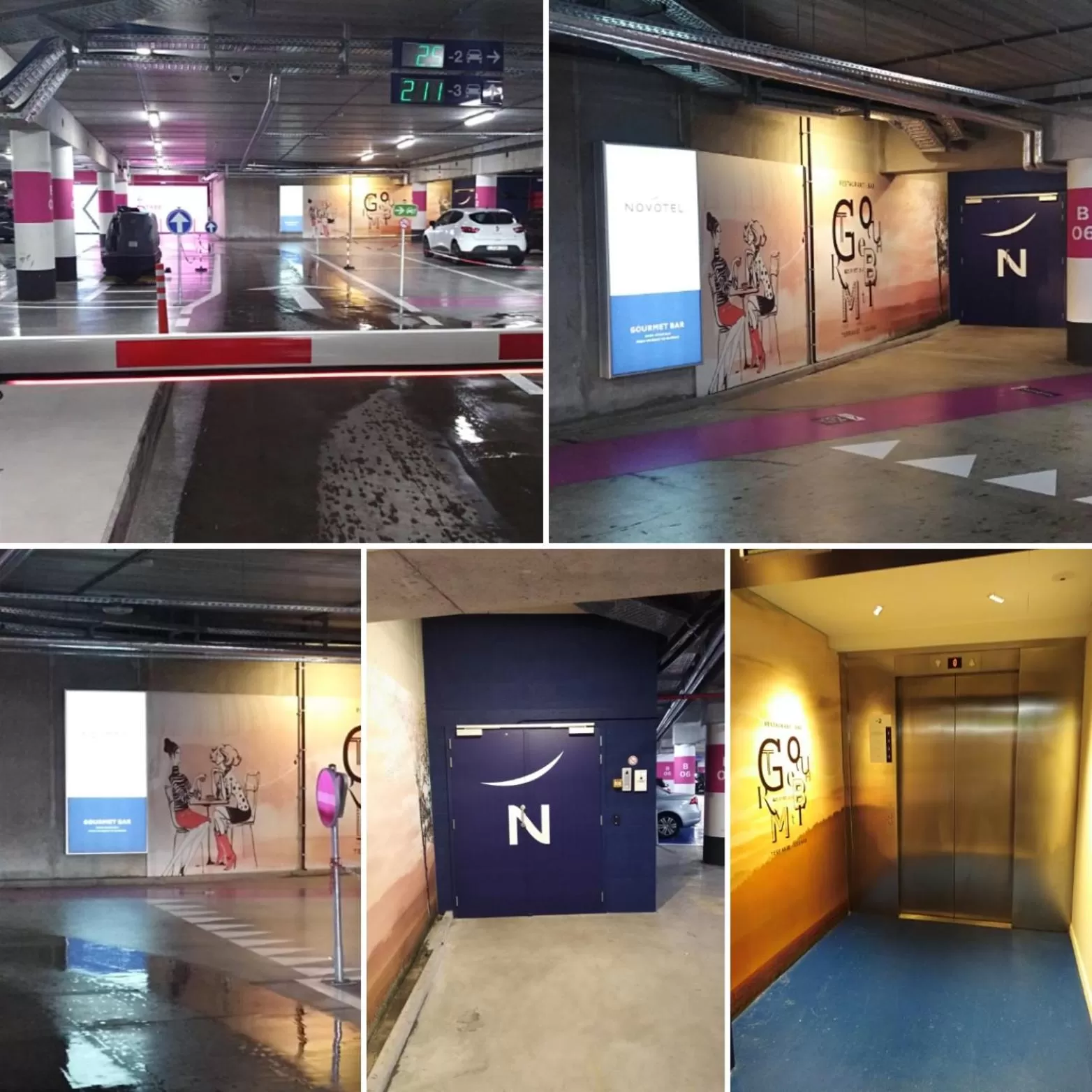 Parking in Novotel Charleroi Centre