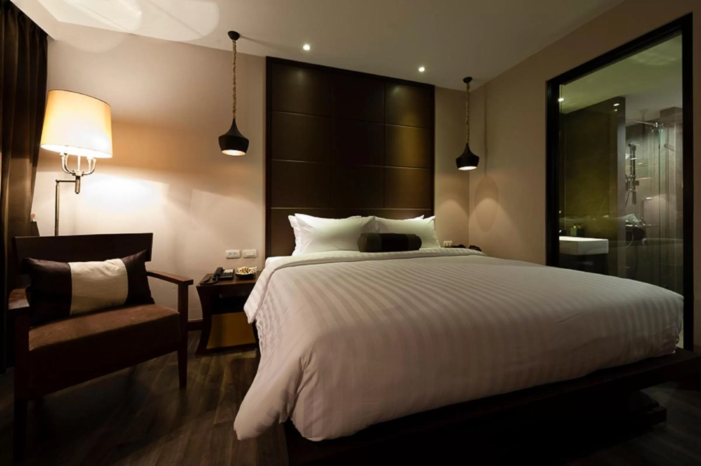 Bed in Casa Nithra Bangkok