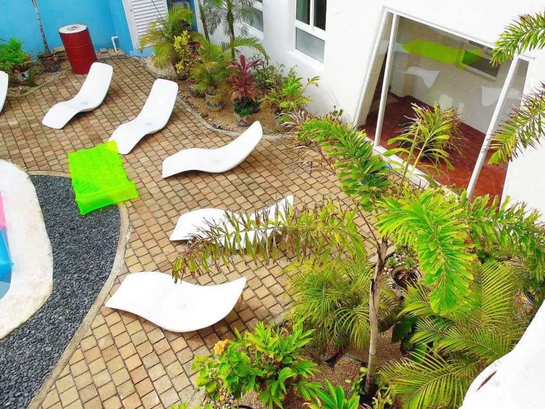 Garden, Pool View in Hotel Berny