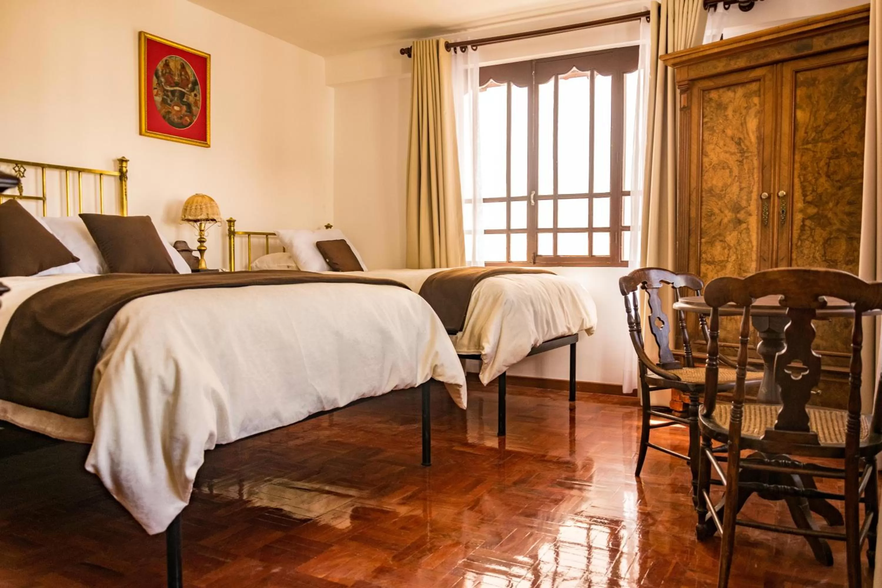 Bed in El Jardin De Su Merced B&B