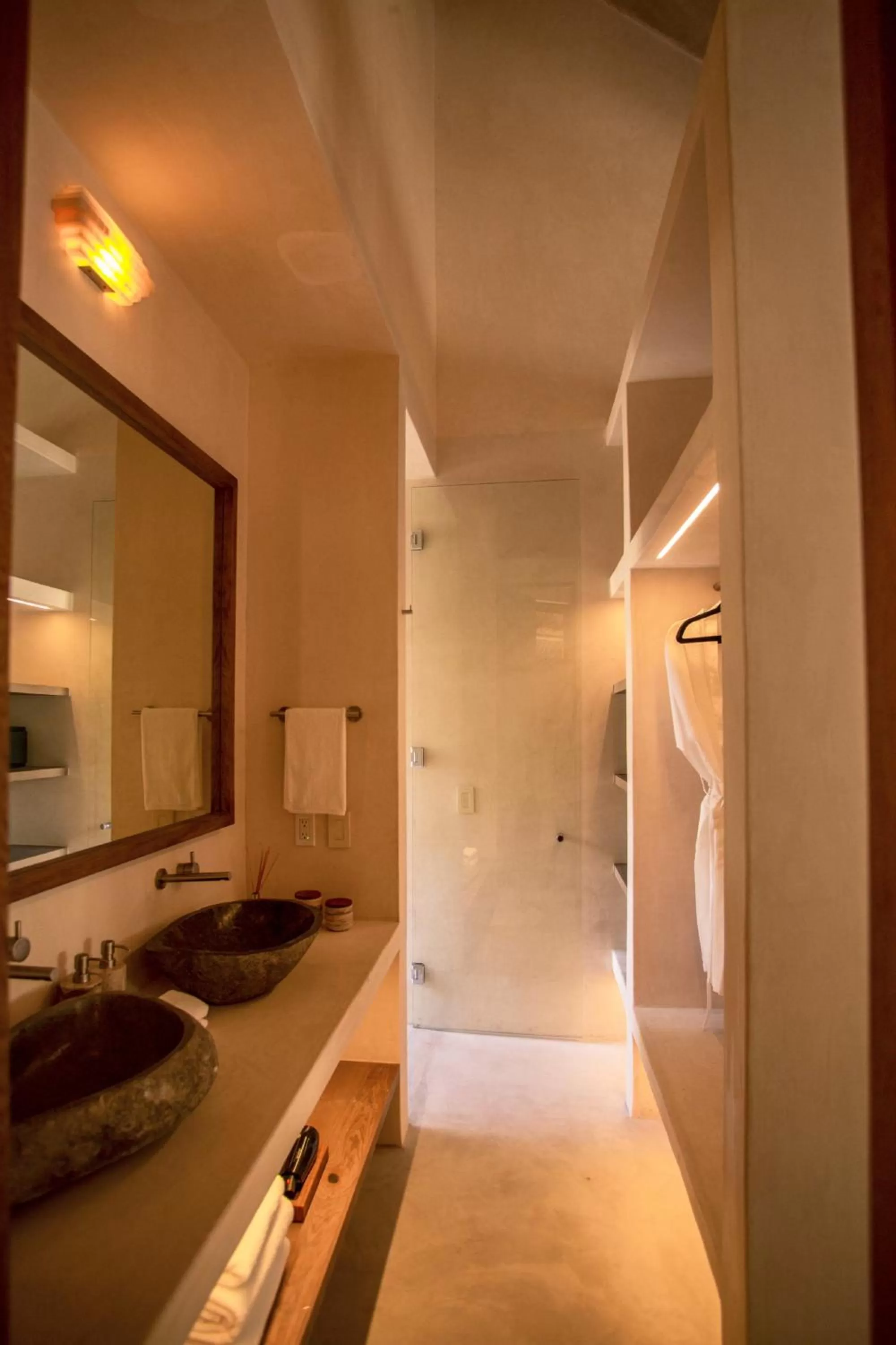 Shower in Hotel Muaré Tulum Wellness and Spa