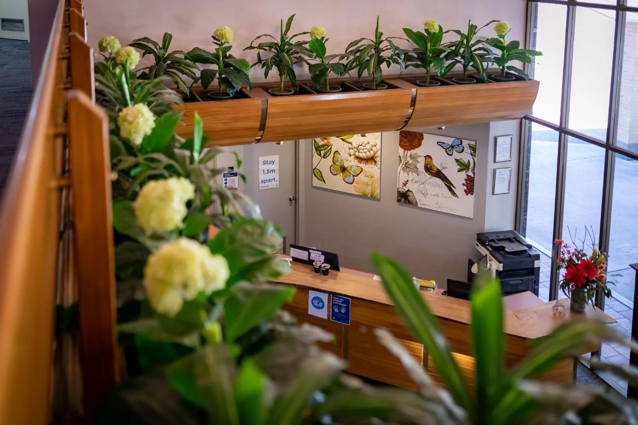 Lobby or reception in Charbonnier Motor Inn