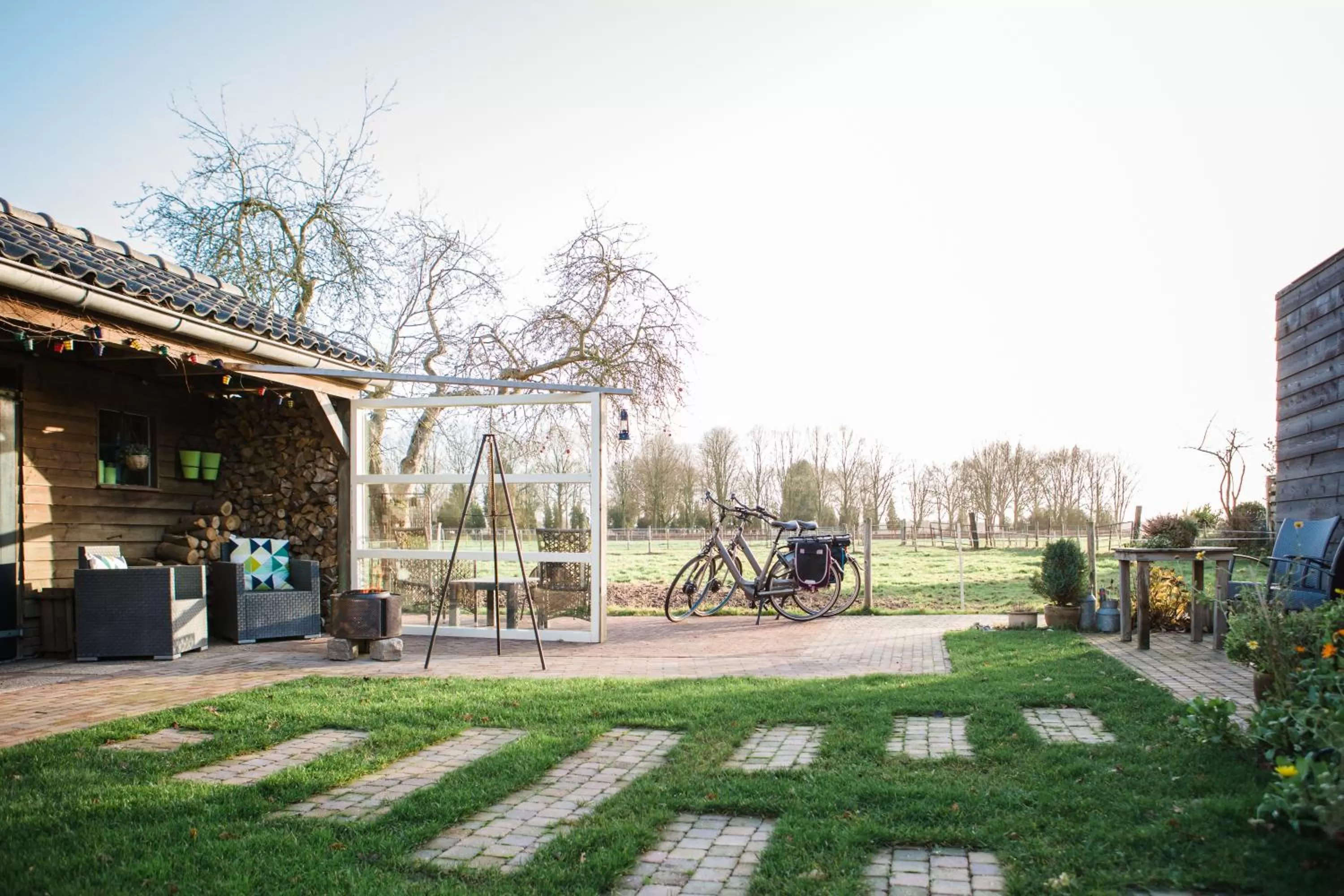 Garden in B&B de Ster van Dwingeloo