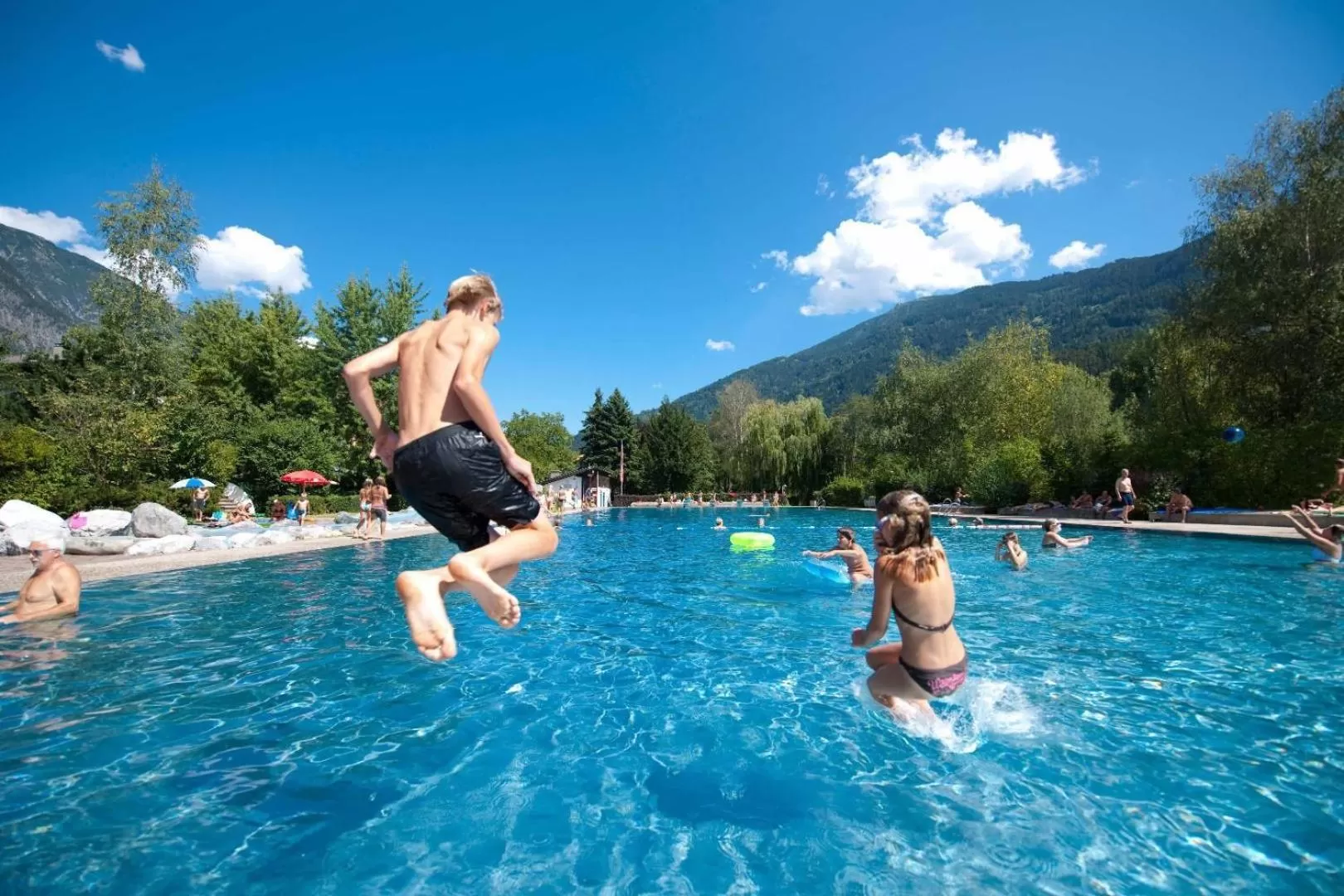 Aqua park in Hotel Enzian