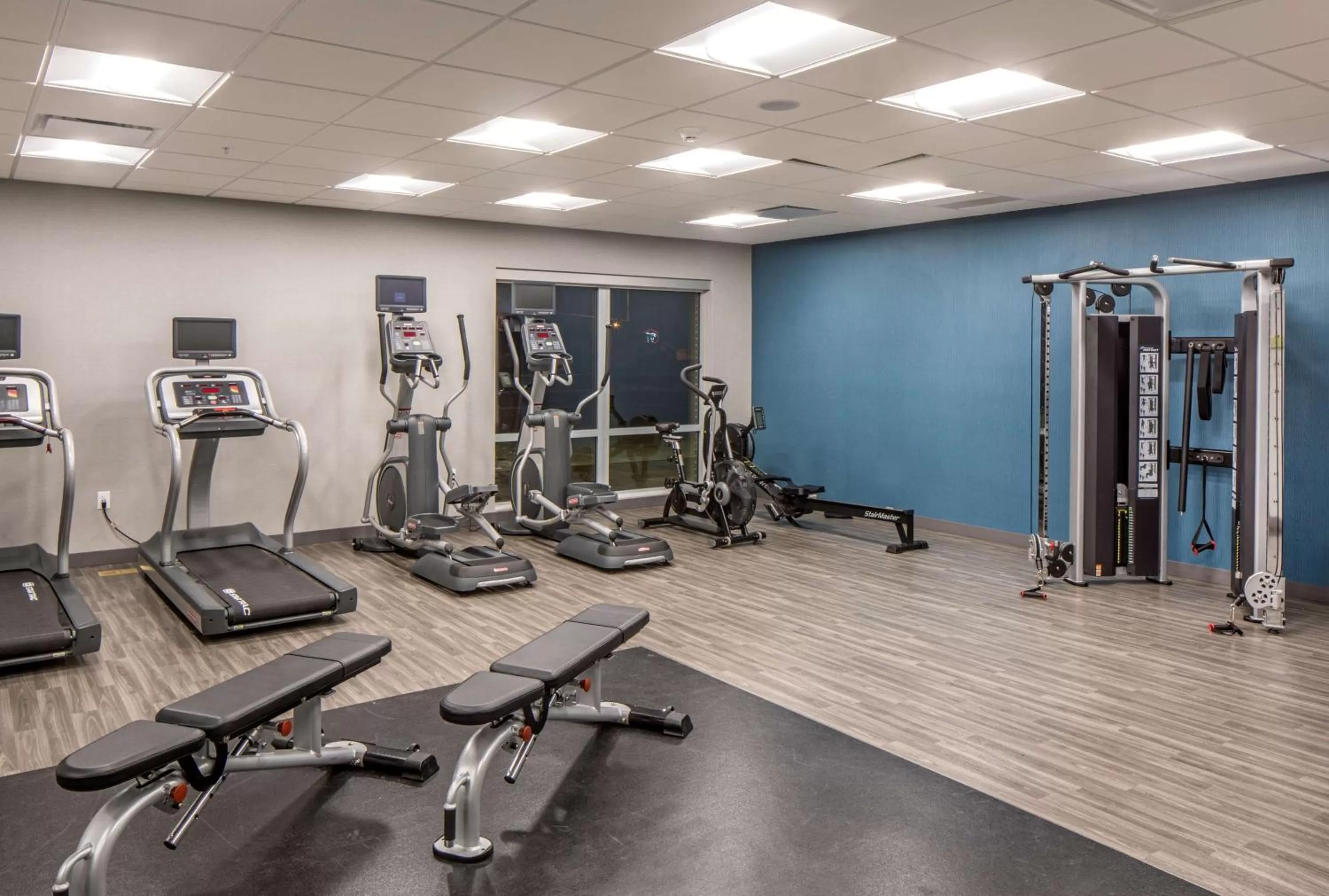 Fitness centre/facilities in Hampton Inn Columbus