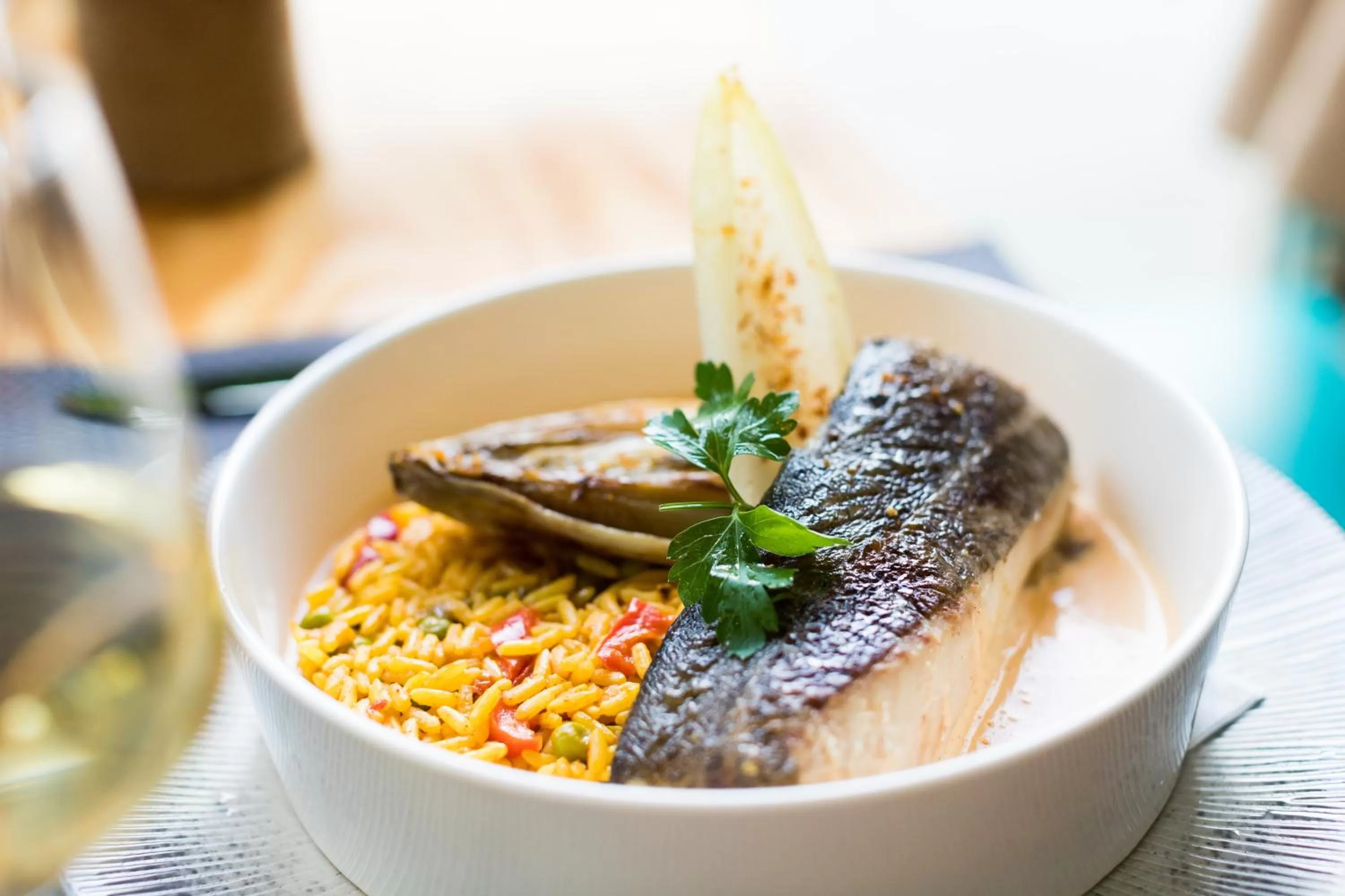 Restaurant/places to eat in Hotel de la Terrasse