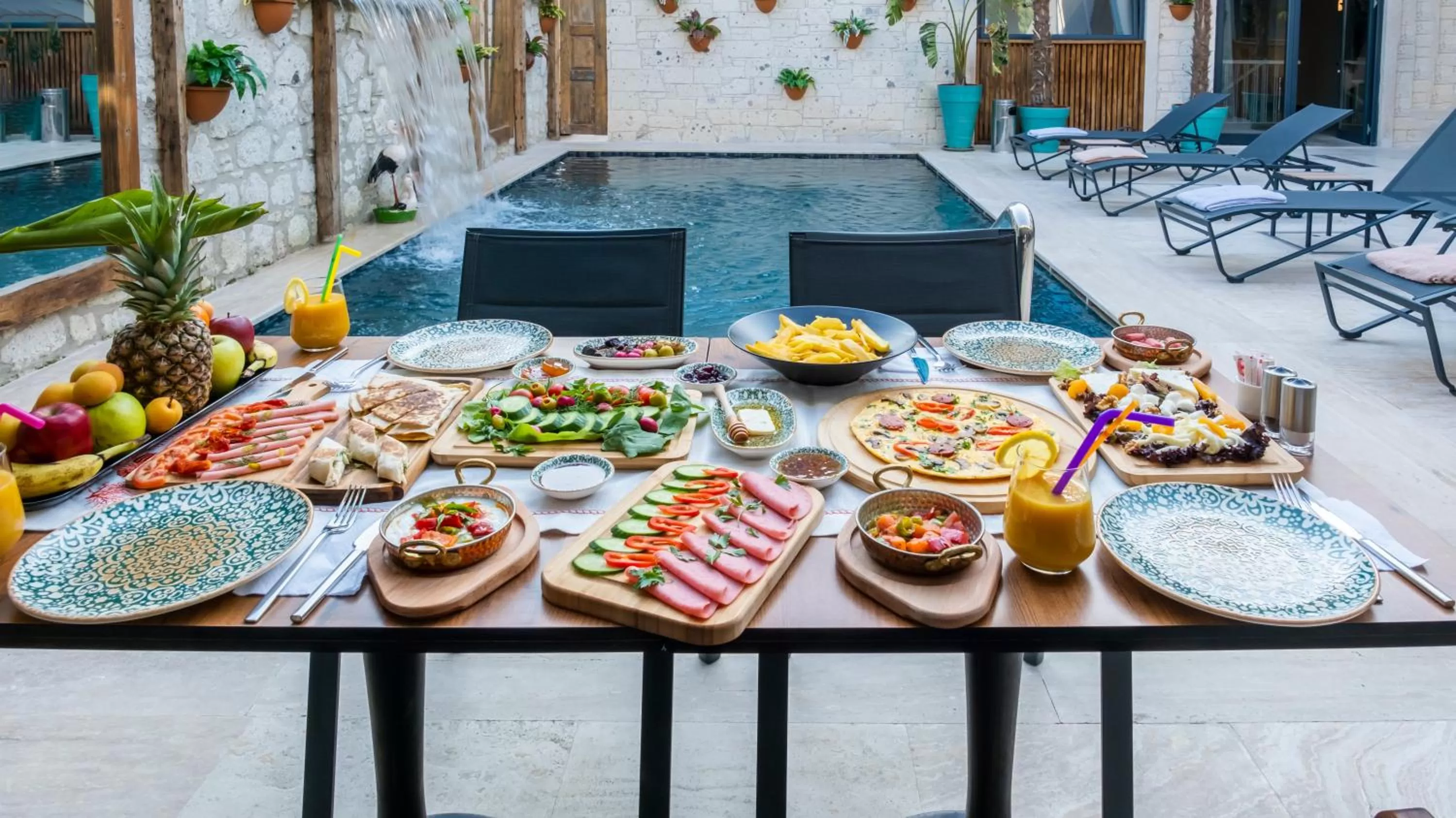 Breakfast in Ariel Hotel Alaçatı