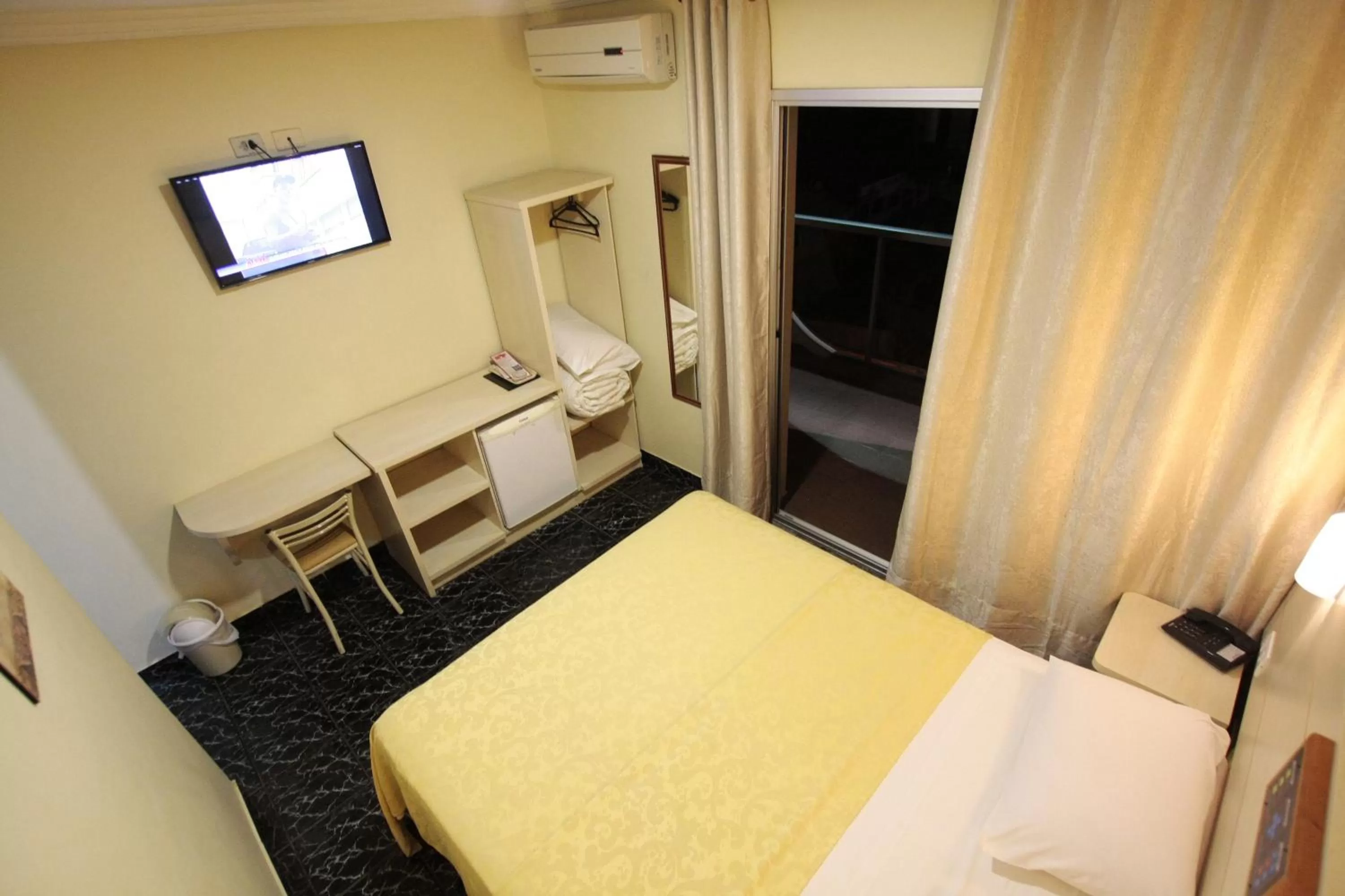 Bed in Hotel Três Fronteiras