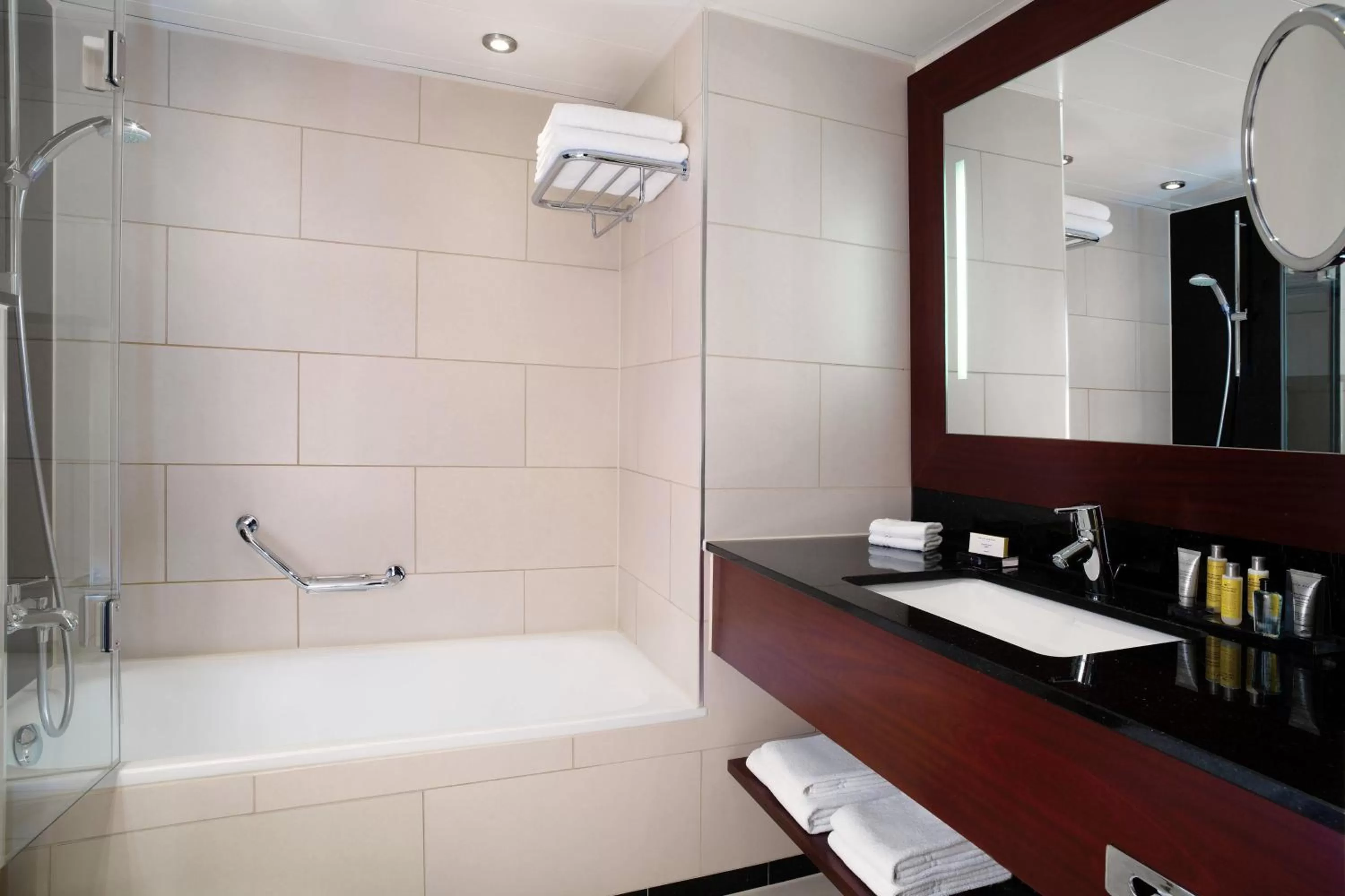 Bathroom in Zurich Marriott Hotel