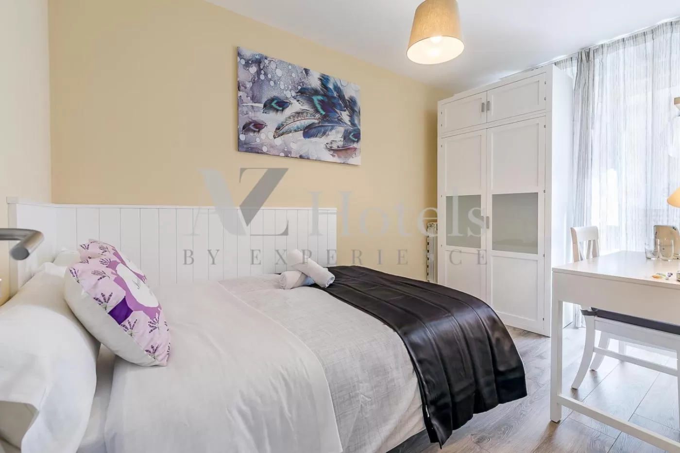 Bed in AYZ Villegas - Auto check-in property