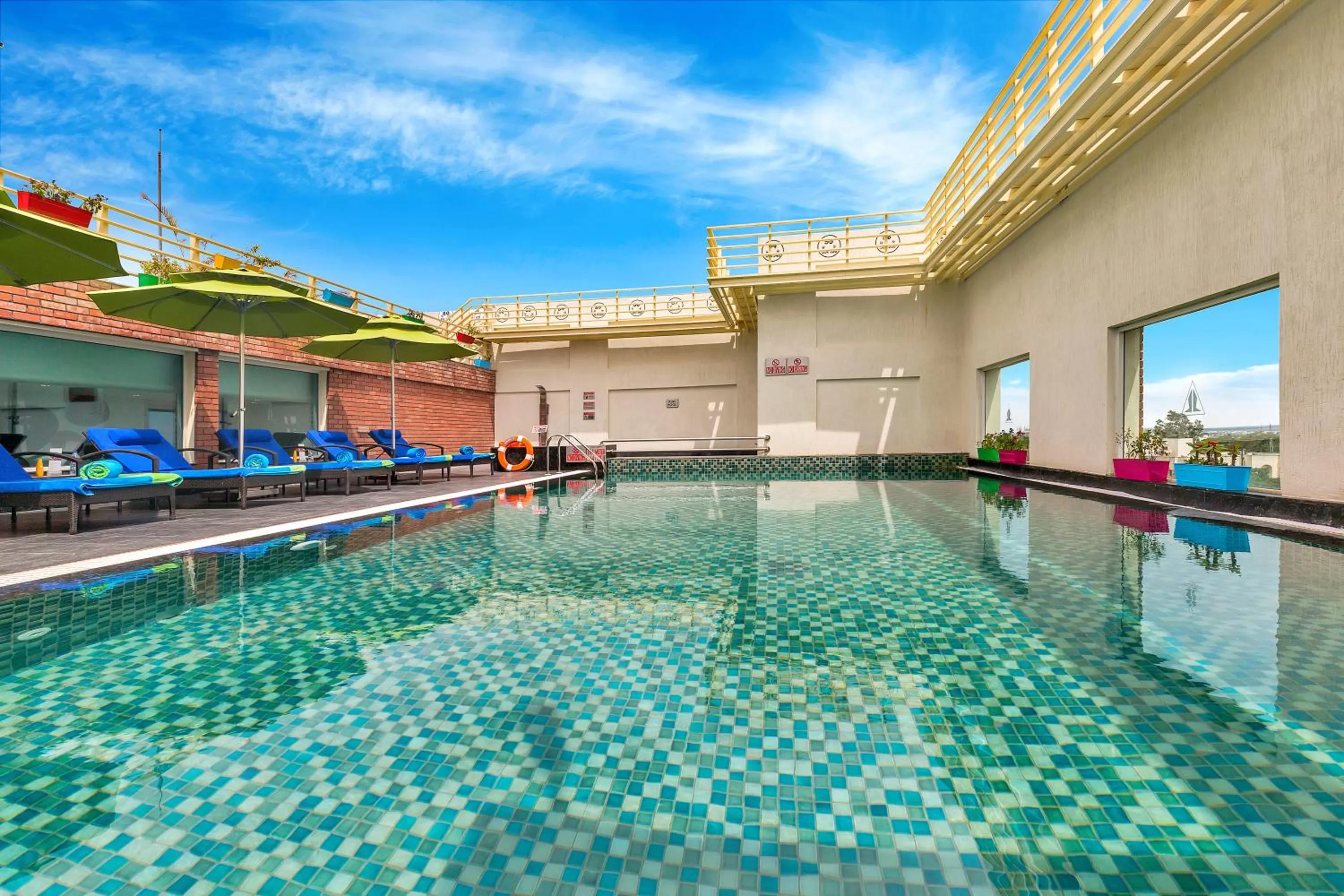 Pool view in Welcomhotel by ITC Hotels, RaceCourse, Coimbatore