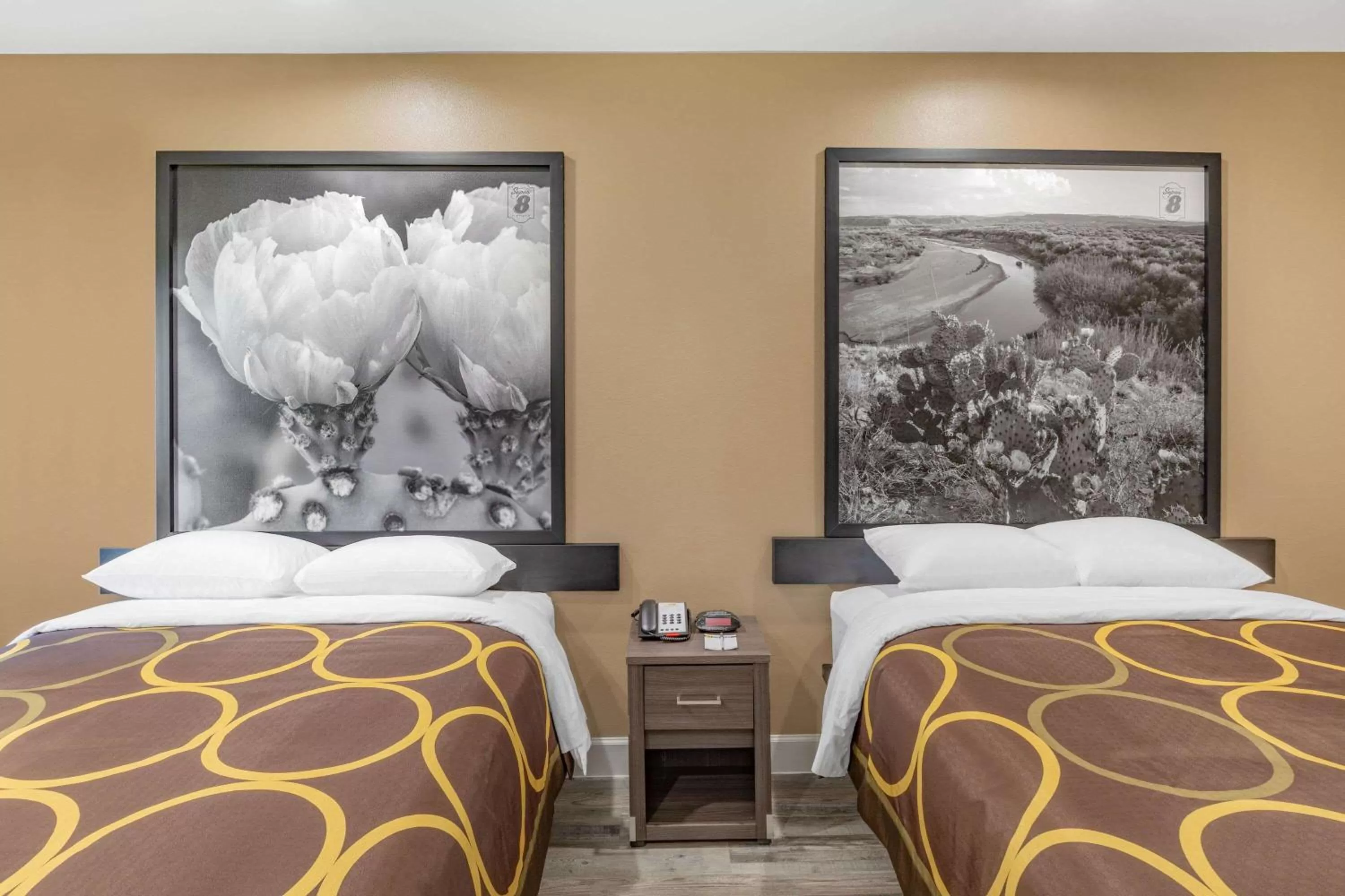 Photo of the whole room, Bed in Super 8 by Wyndham Houston NW Beltway 8-West Rd