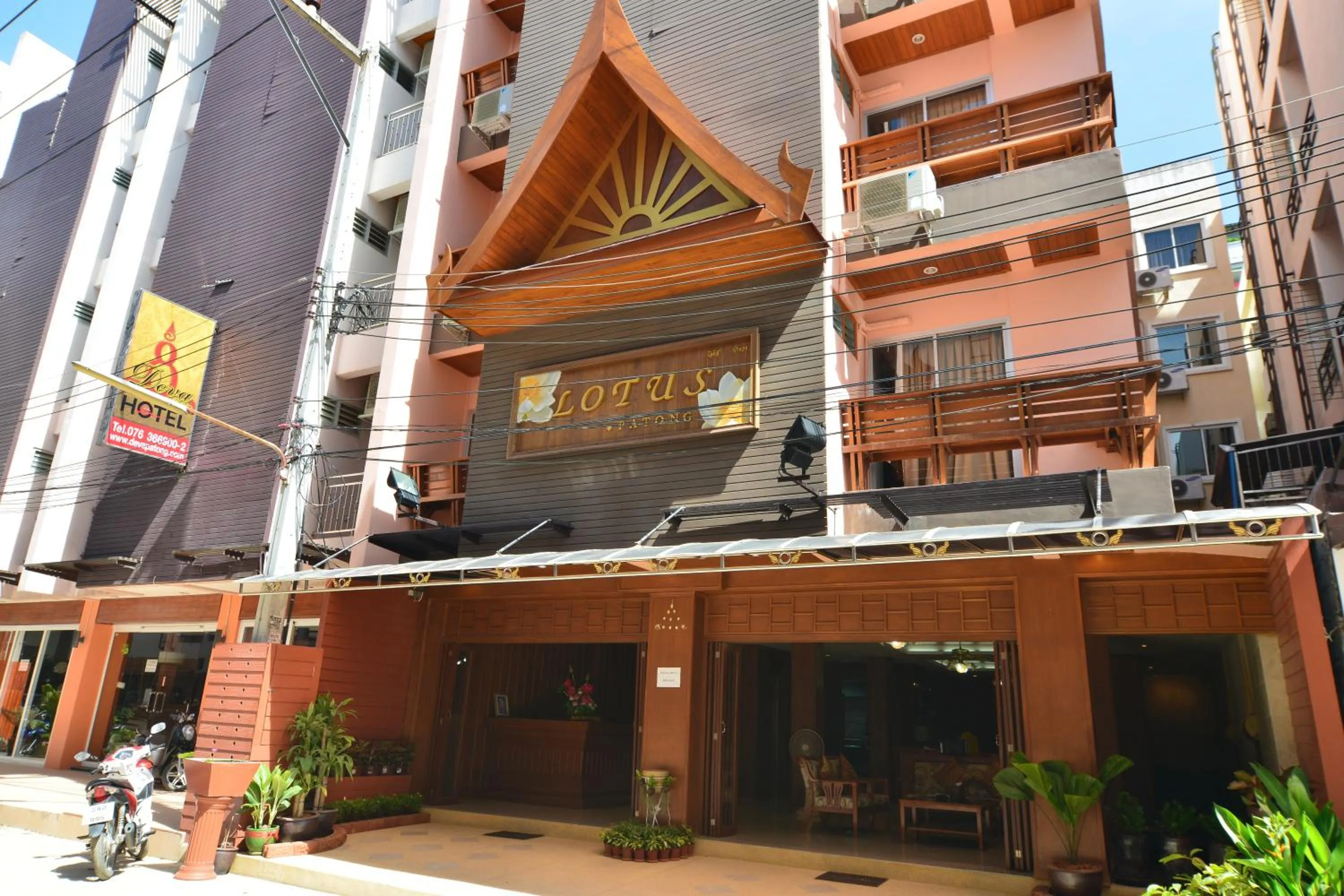 Property building in Lotus Hotel Patong