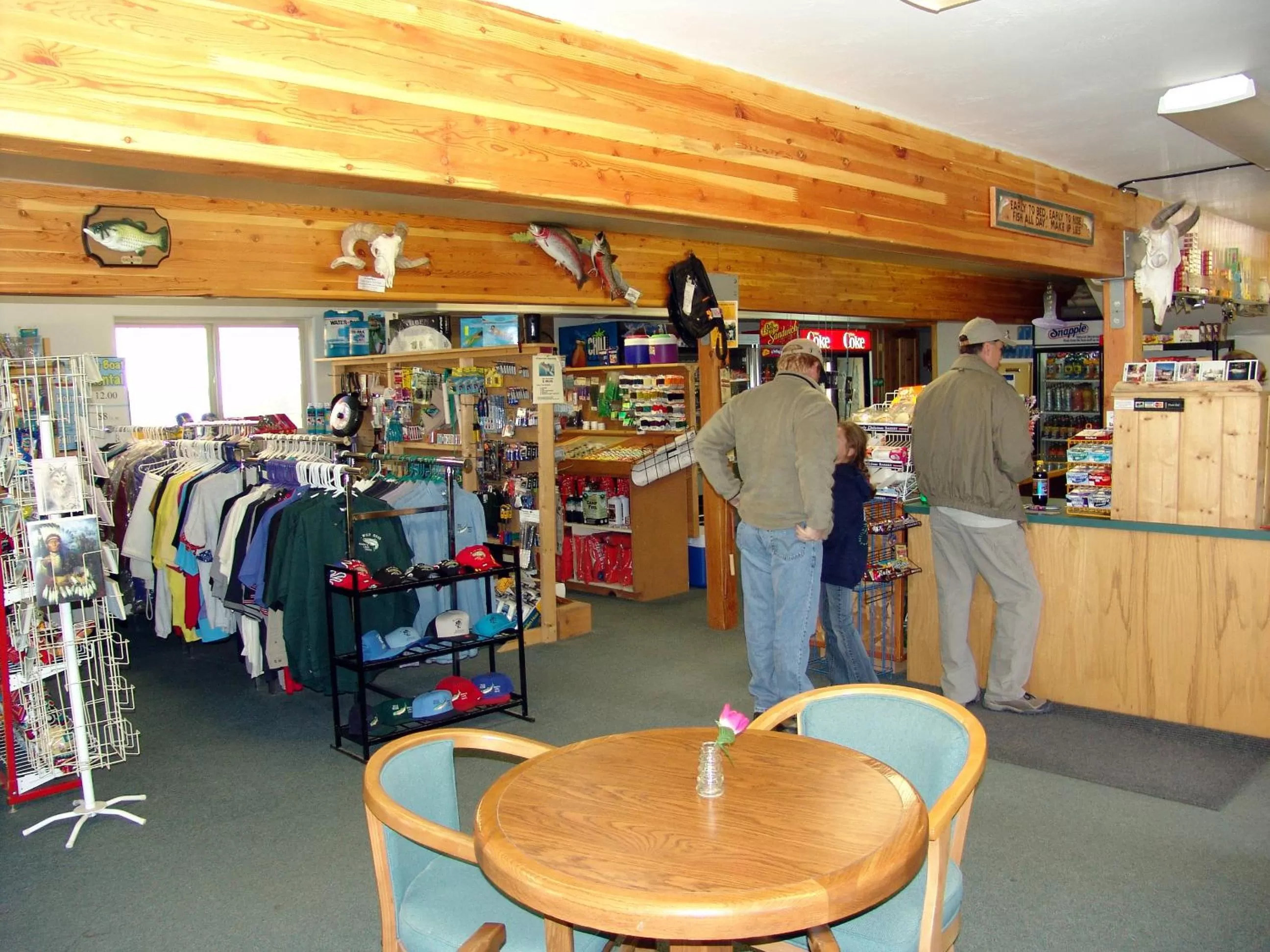 On-site shops in Jared's Wild Rose Ranch Resort