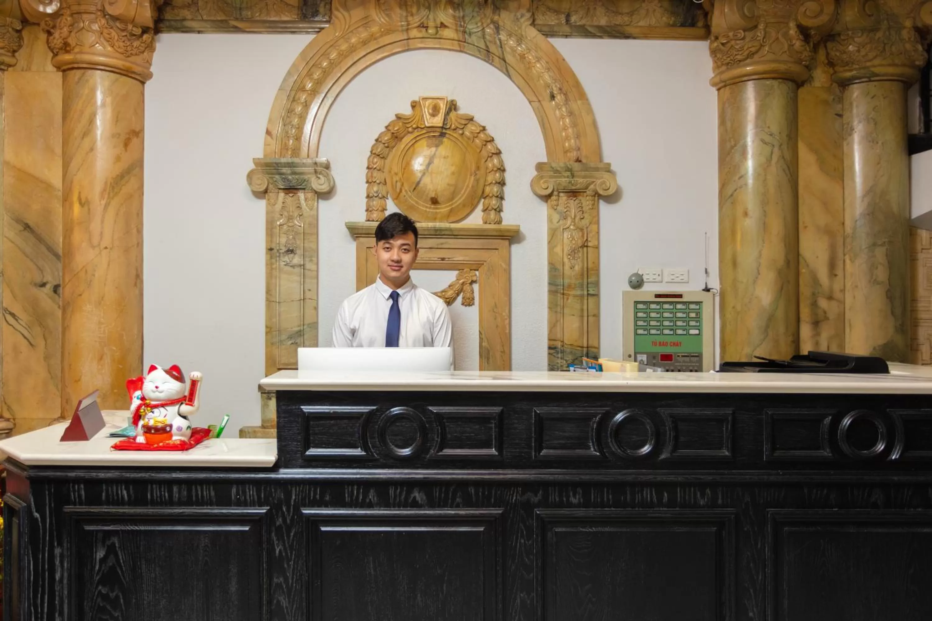 Lobby or reception in Hanoi Media Hotel & Spa