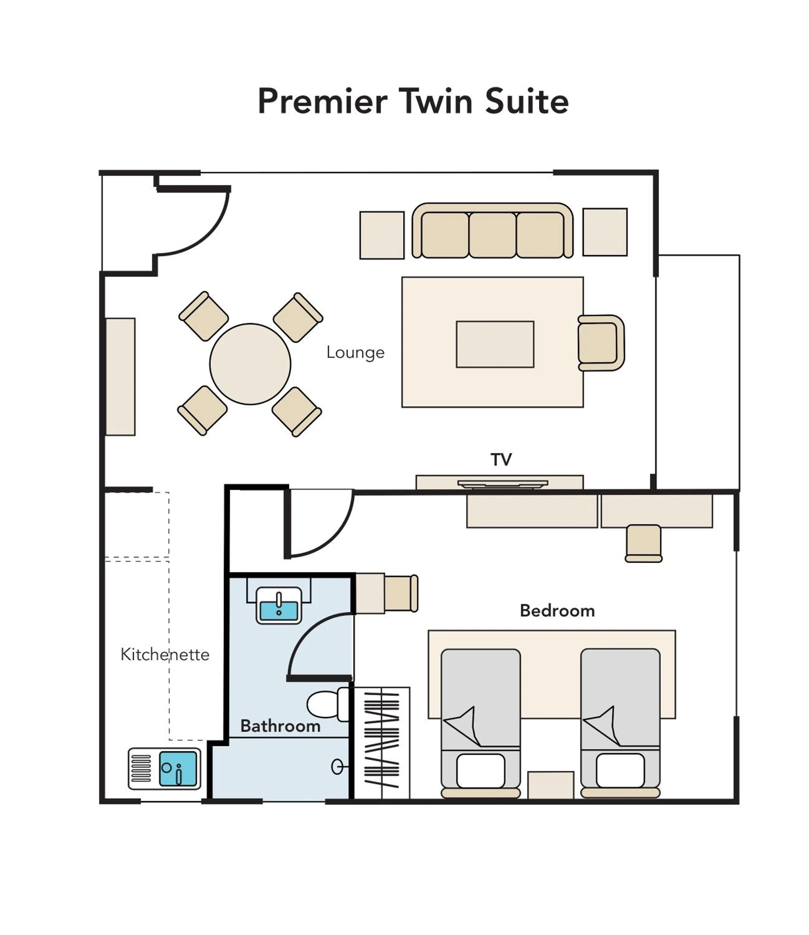 Floor plan in Acappella Suite Hotel, Shah Alam