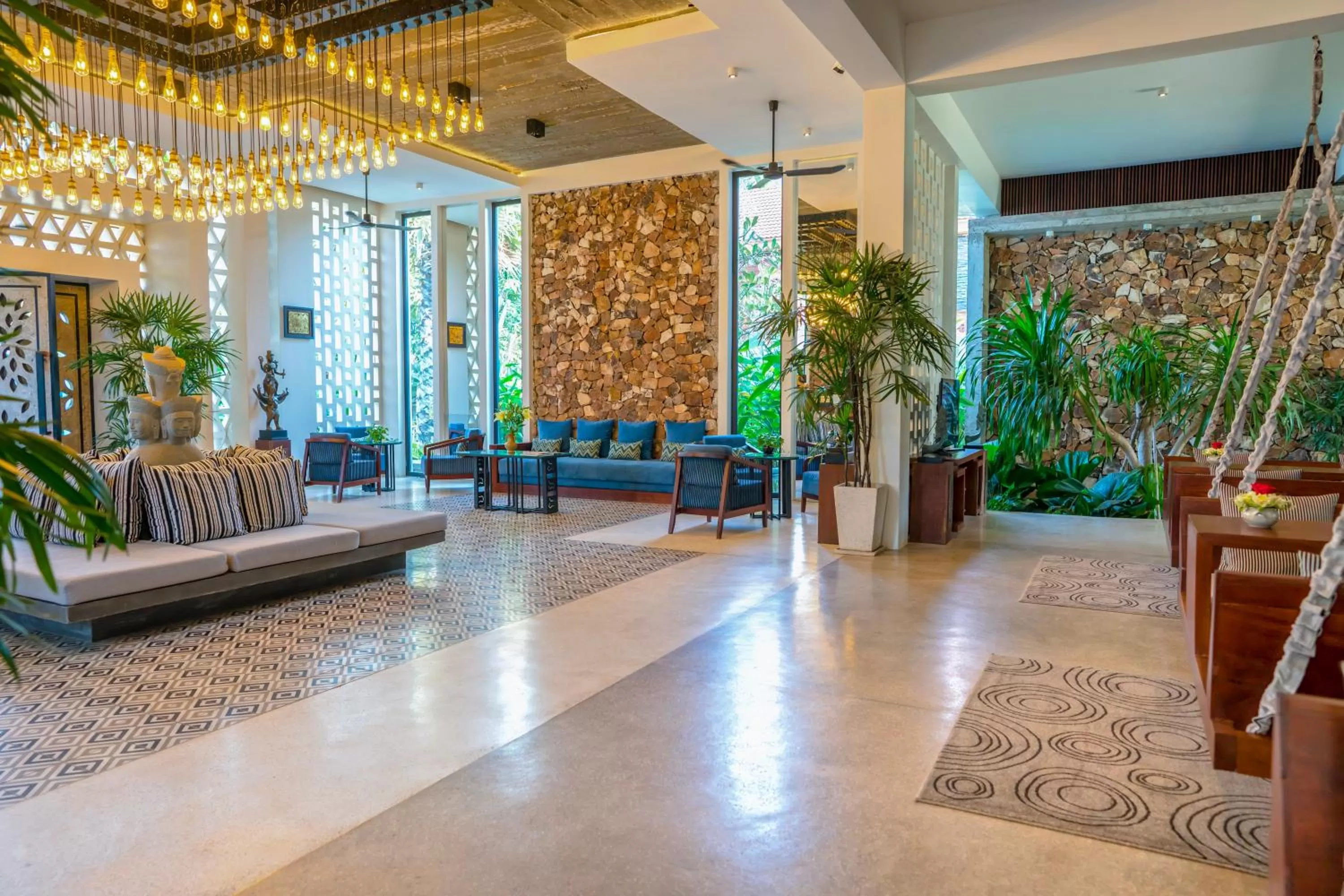 Lobby or reception in The Villa by Metta