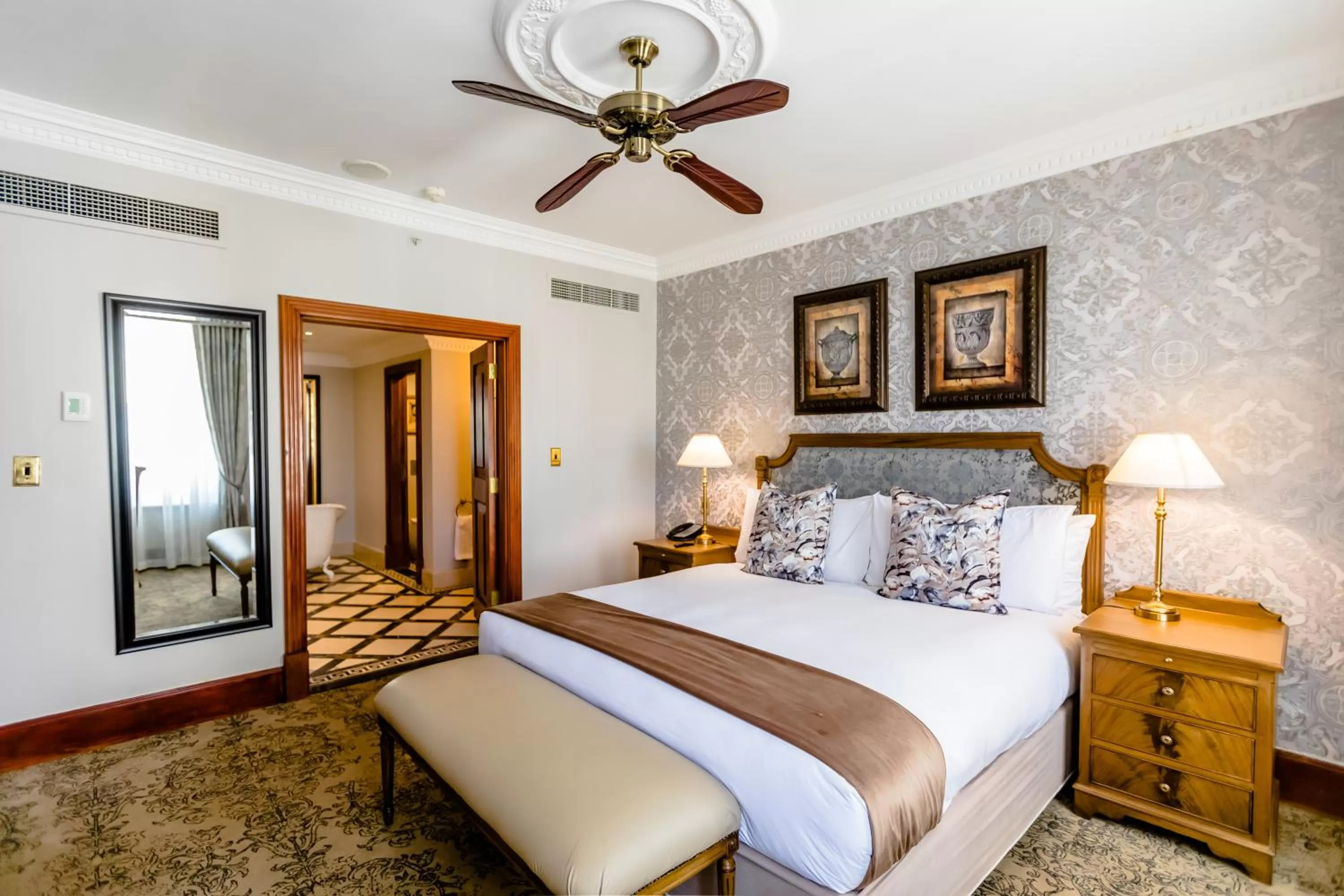 Bed in Gold Reef City Hotel