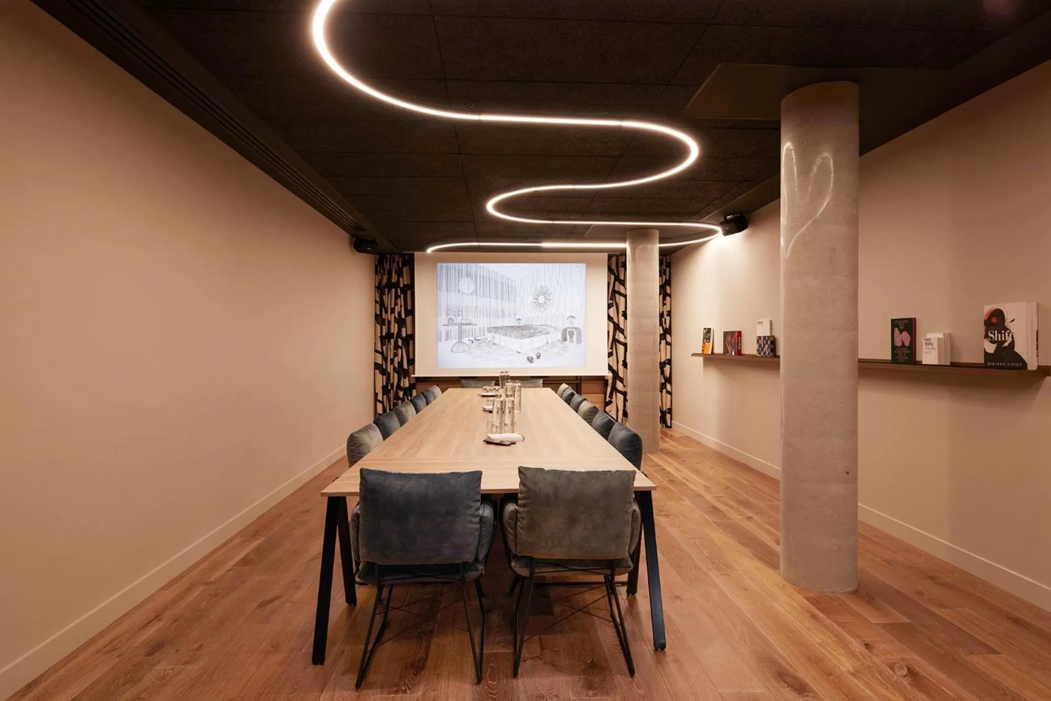 Living room in Drawing House