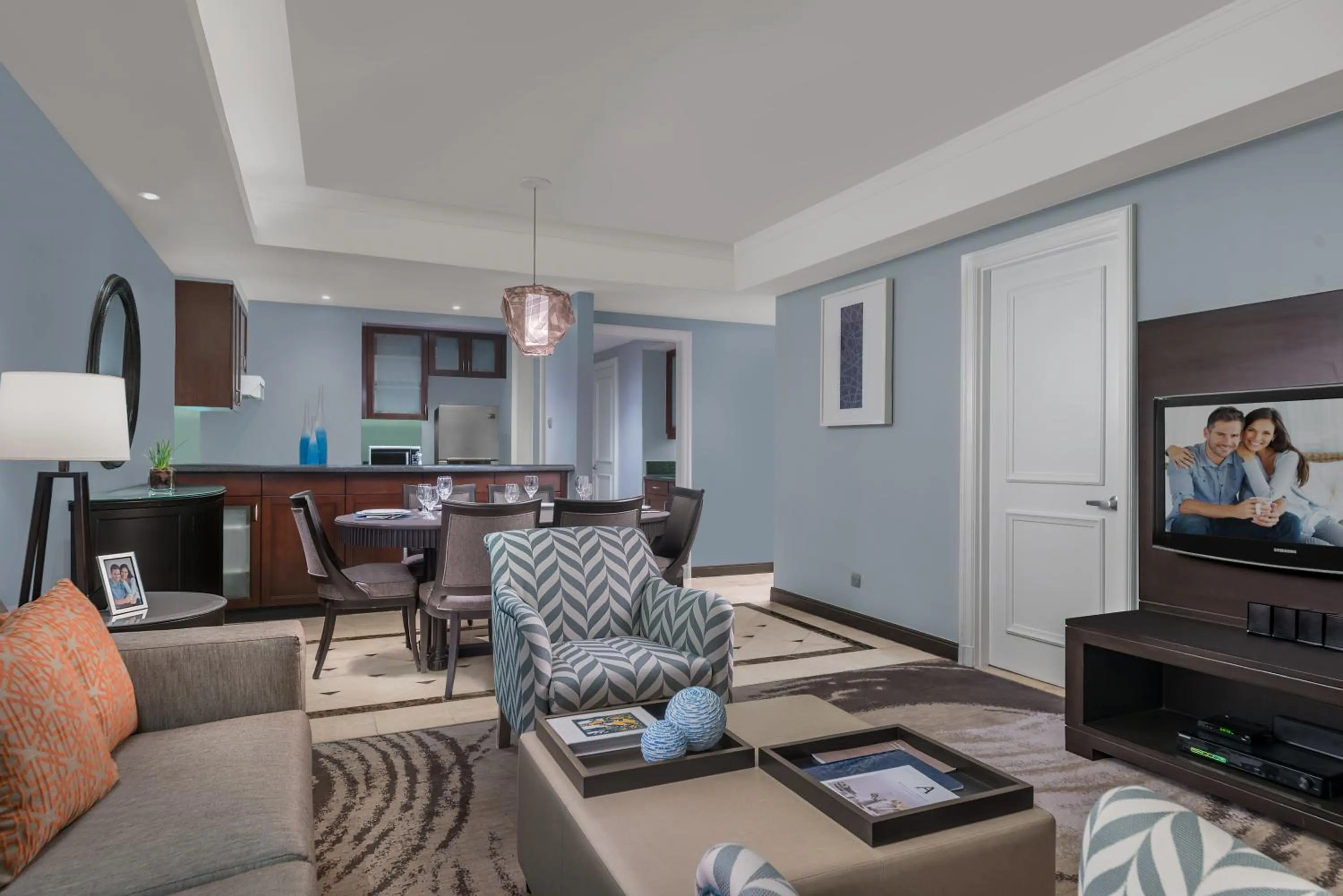 Living room in Ascott Makati