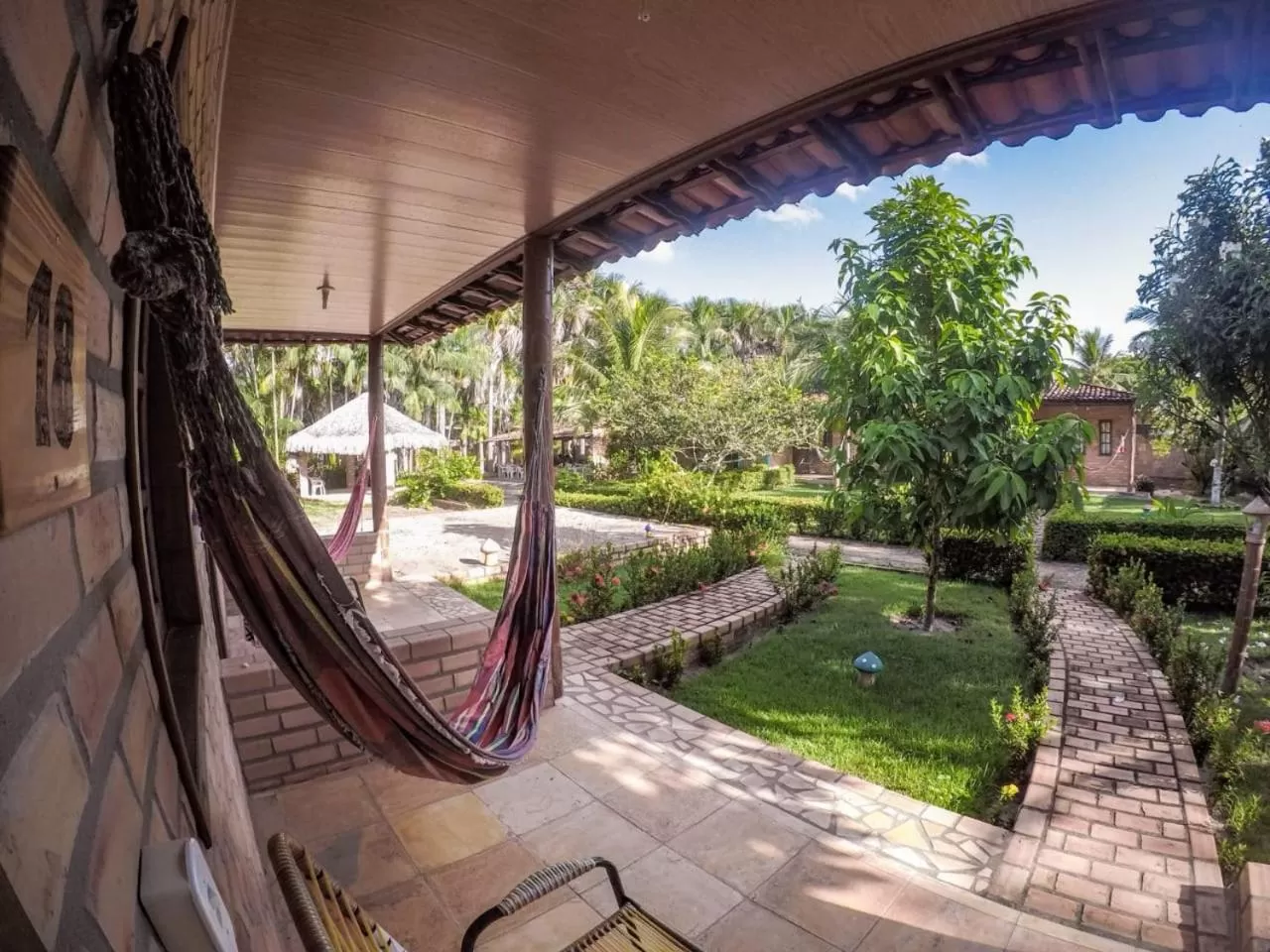 Patio in Pousada do Riacho