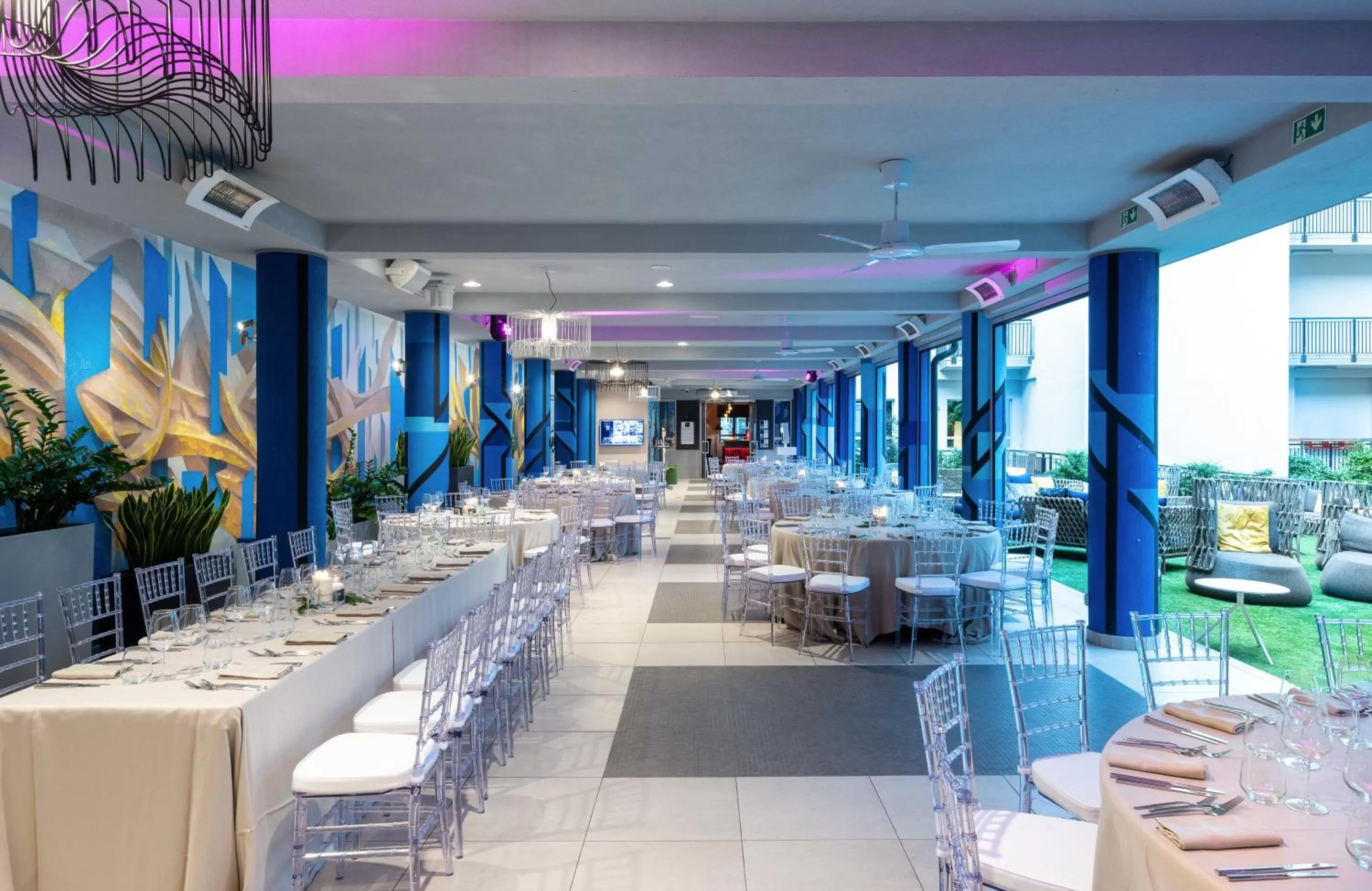 Meeting/conference room in NYX Hotel Milan by Leonardo Hotels