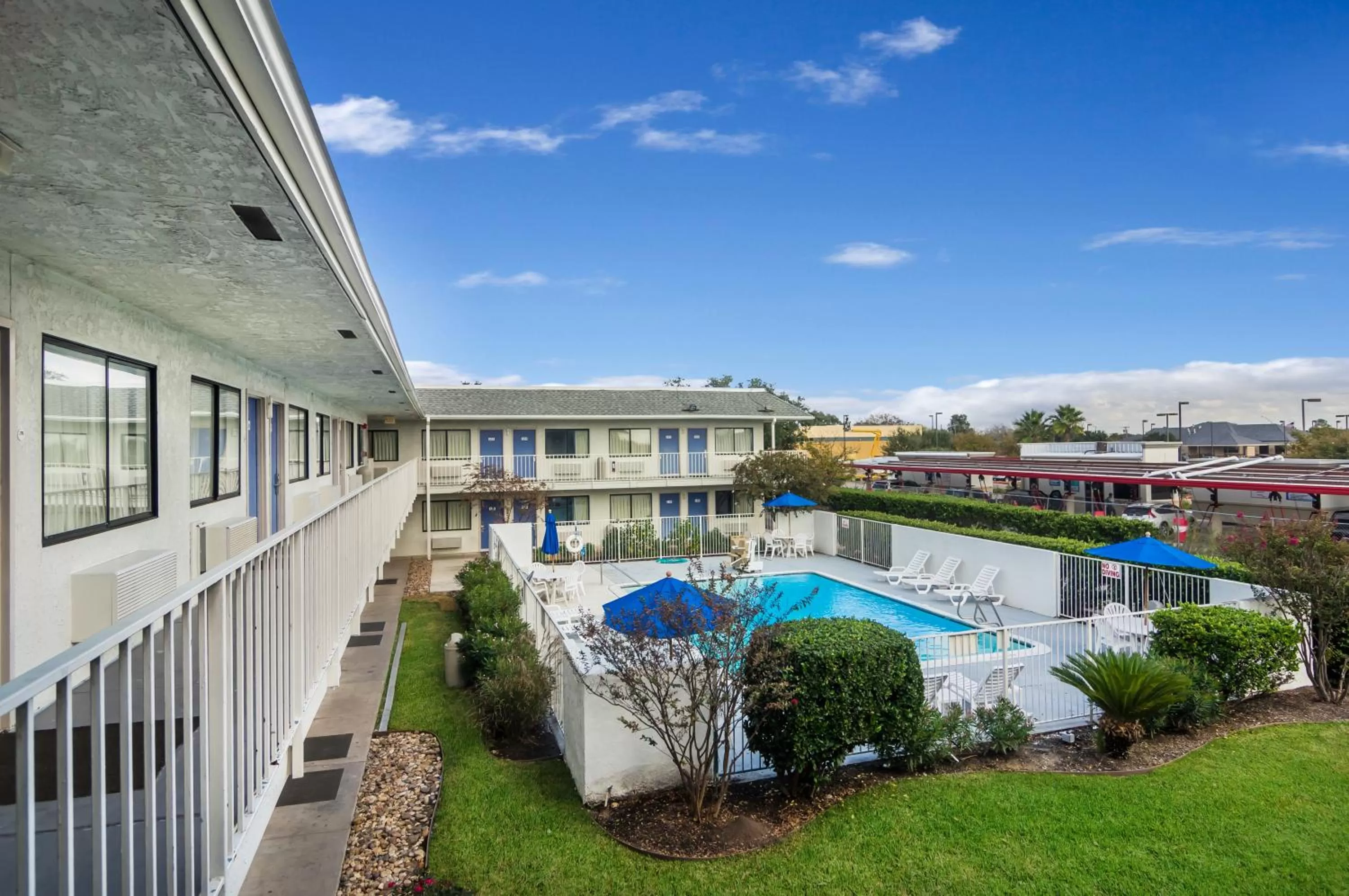 Swimming pool in Motel 6-College Station, TX - Bryan
