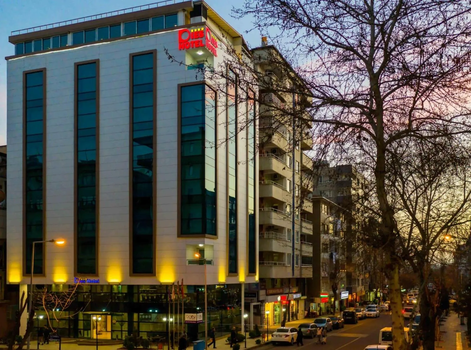 Property building in Dies Hotel