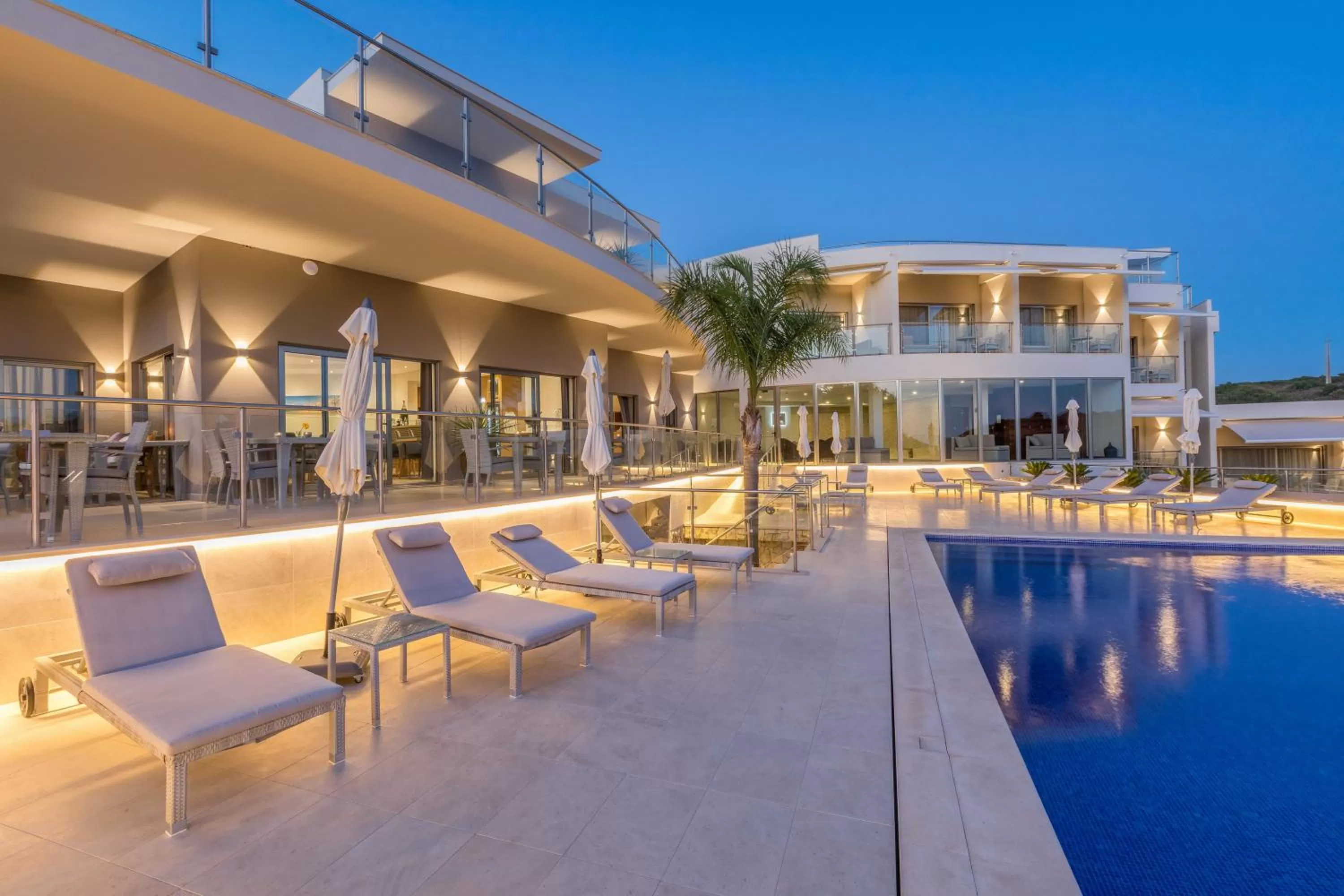 Swimming pool in Caneiros Luxury House & Suites