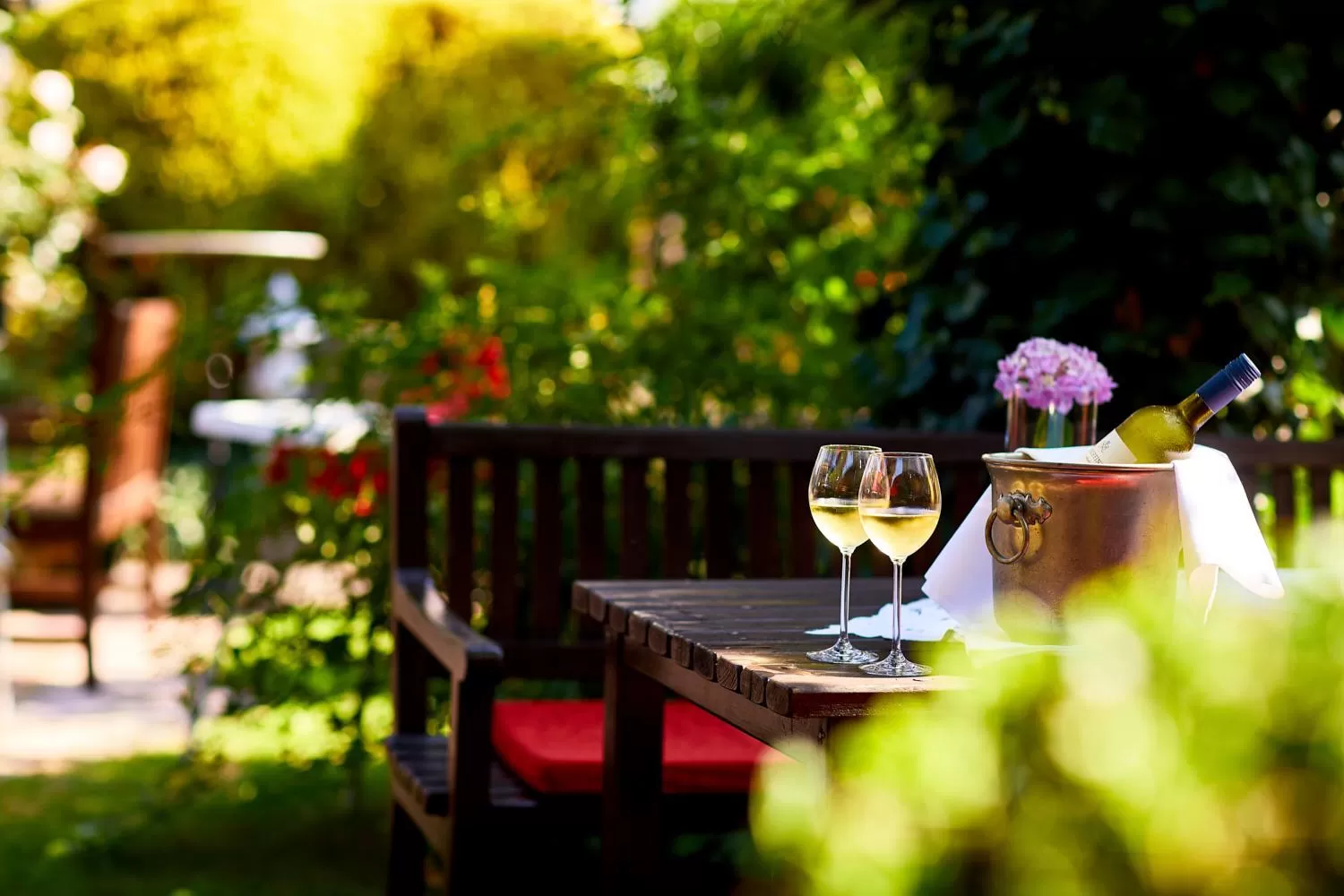 Garden in Hotel Landgraf