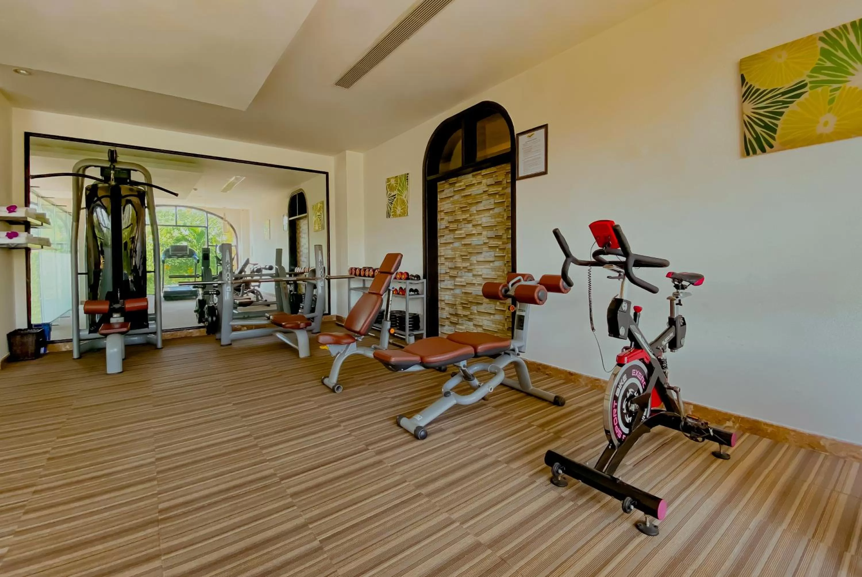 Fitness centre/facilities in Lasenta Boutique Hotel Hoian