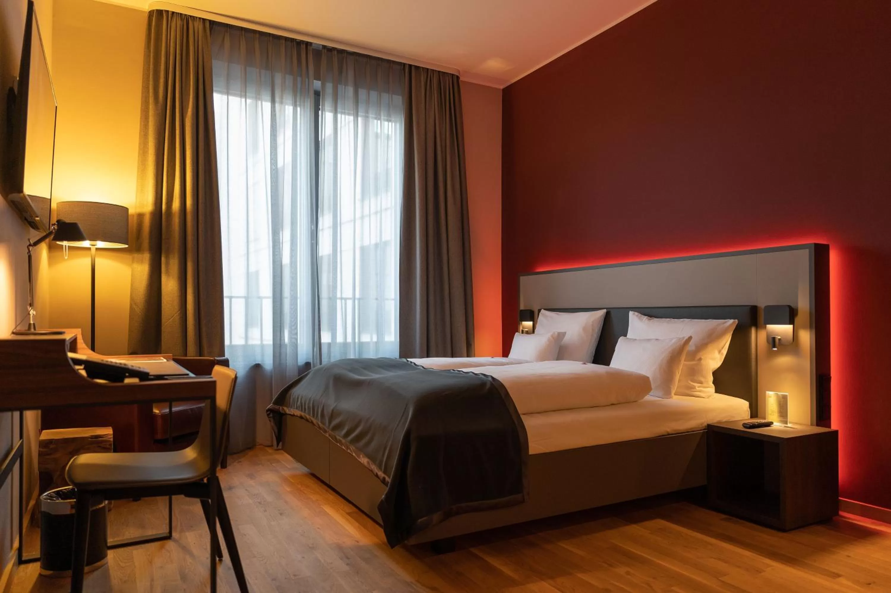 Photo of the whole room, Bed in Qube Hotel Bahnstadt