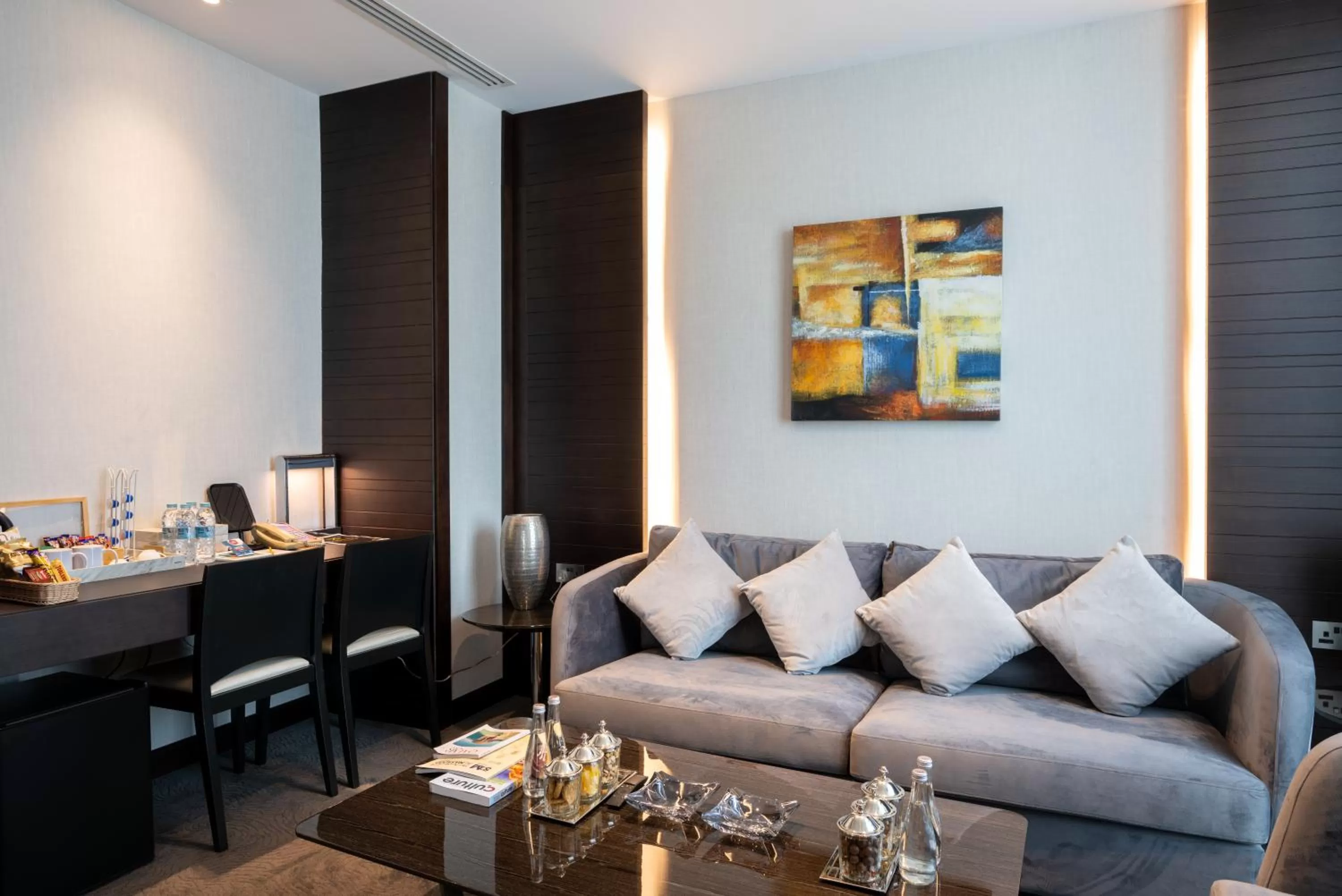 Living room in Ramada Encore Doha by Wyndham