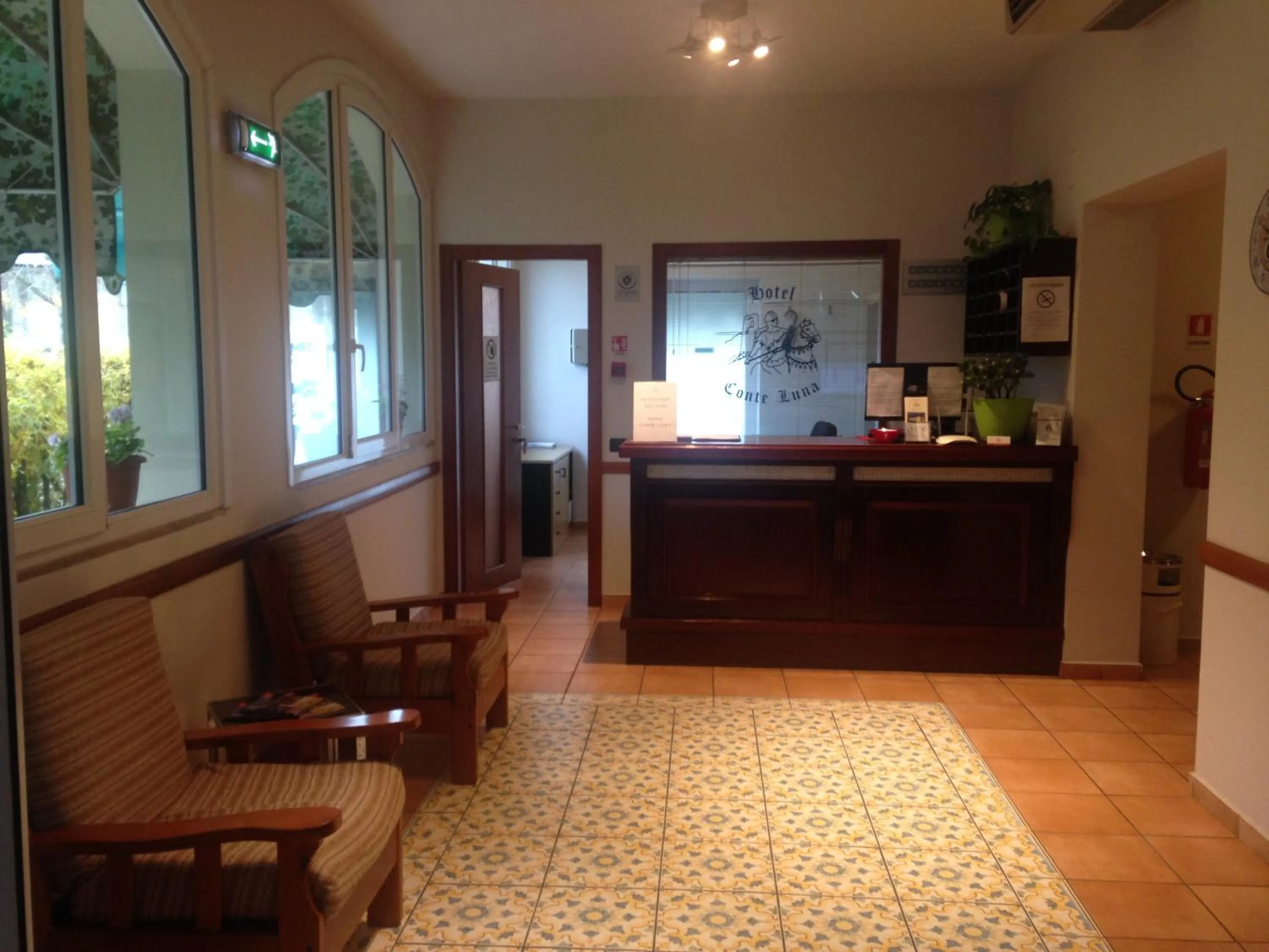Lobby or reception in Hotel Conte Luna