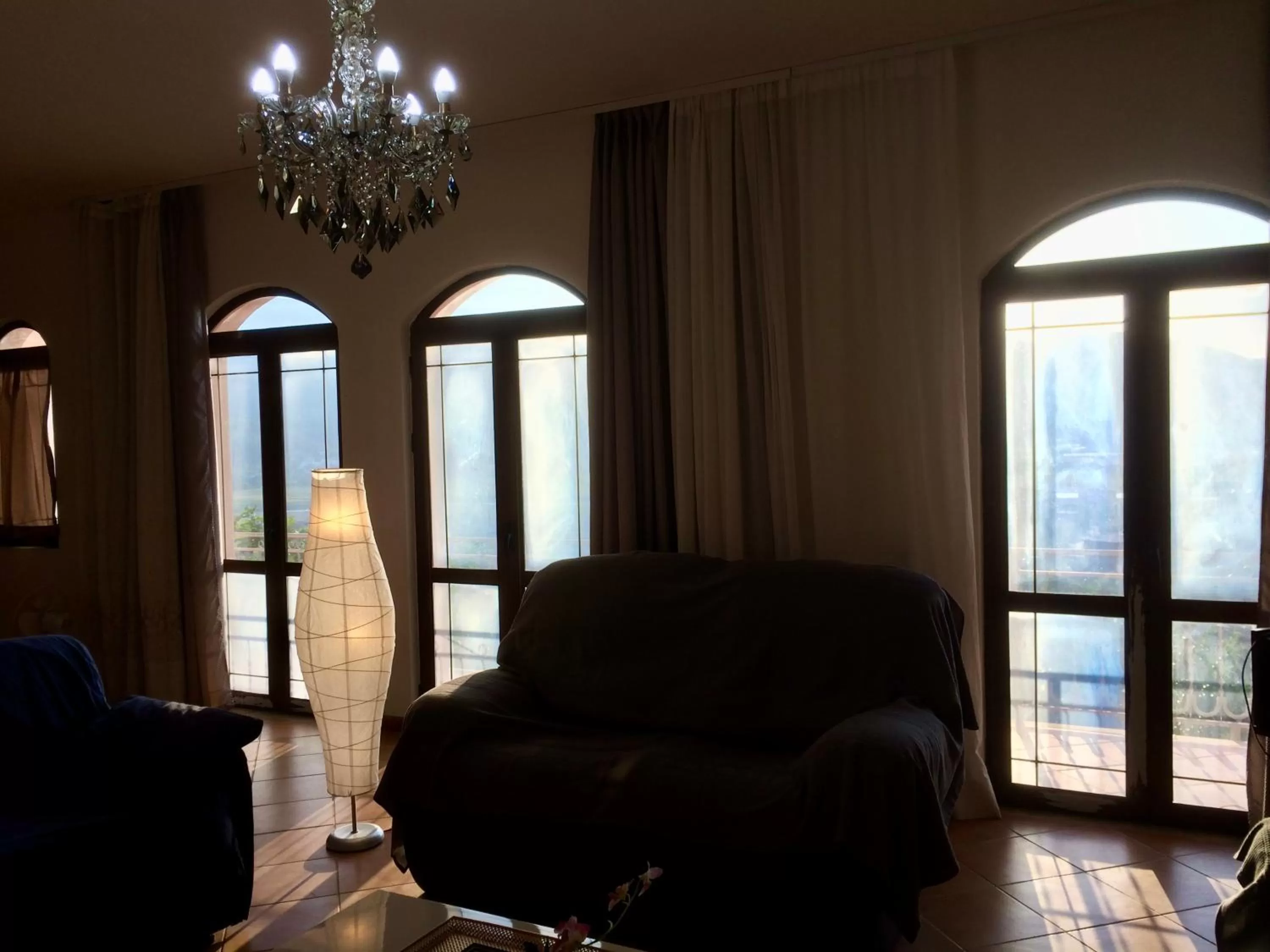 Balcony/Terrace in Guesthouse Villa Rosa Berat