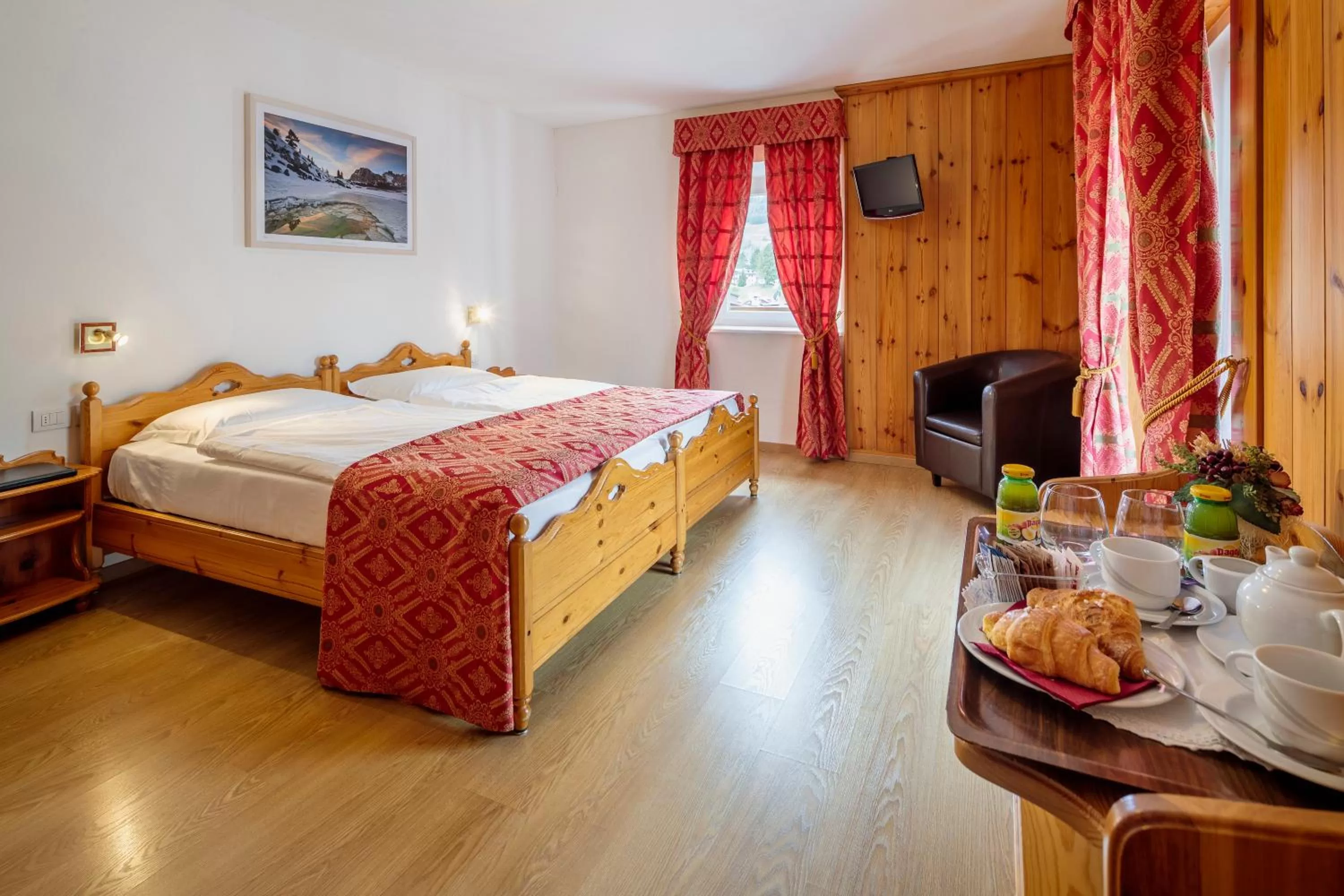 Bedroom, Bed in Hotel Aquila