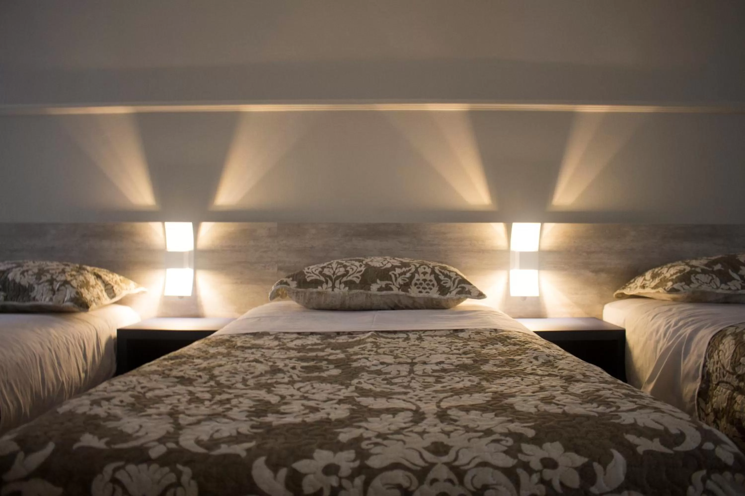 Bed in Hotel Dois Irmãos