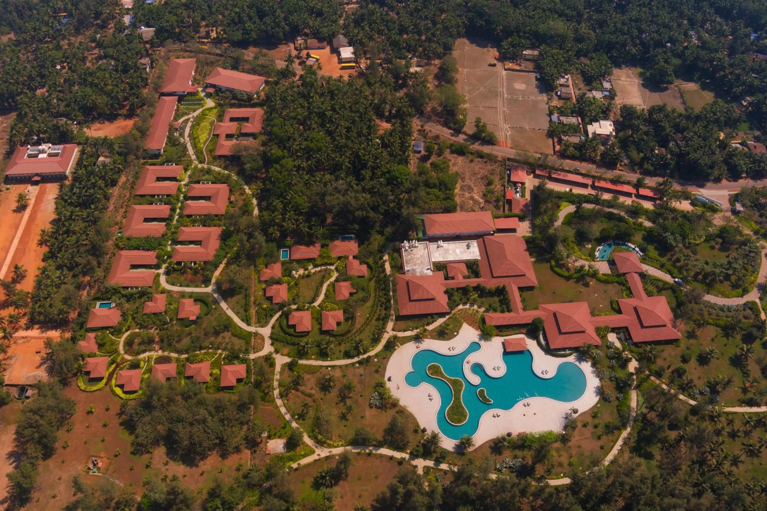 Property building in Denissons Beach Resort, formerly Gamyam Retreat