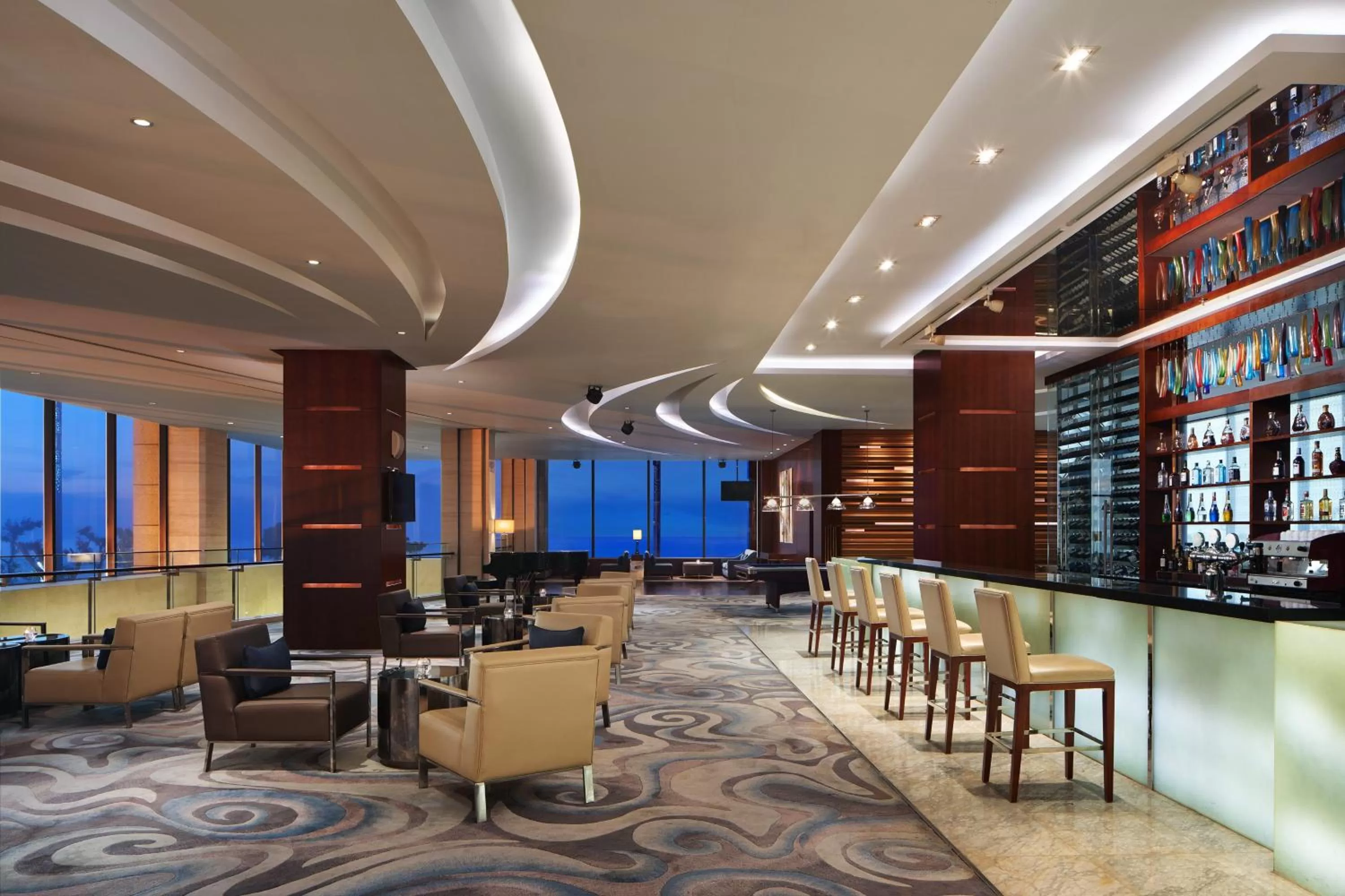 Lobby or reception in Sheraton Yantai Golden Beach Resort