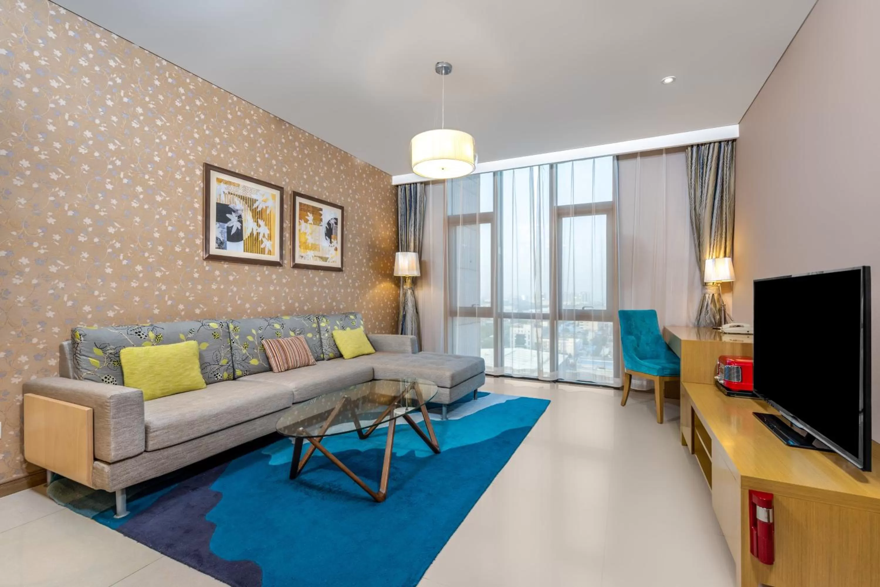 Photo of the whole room in Holiday Inn Express Beijing Yizhuang by IHG - Taxi 1 Hour to International Airport and 800 Meters to the Nearby Subway