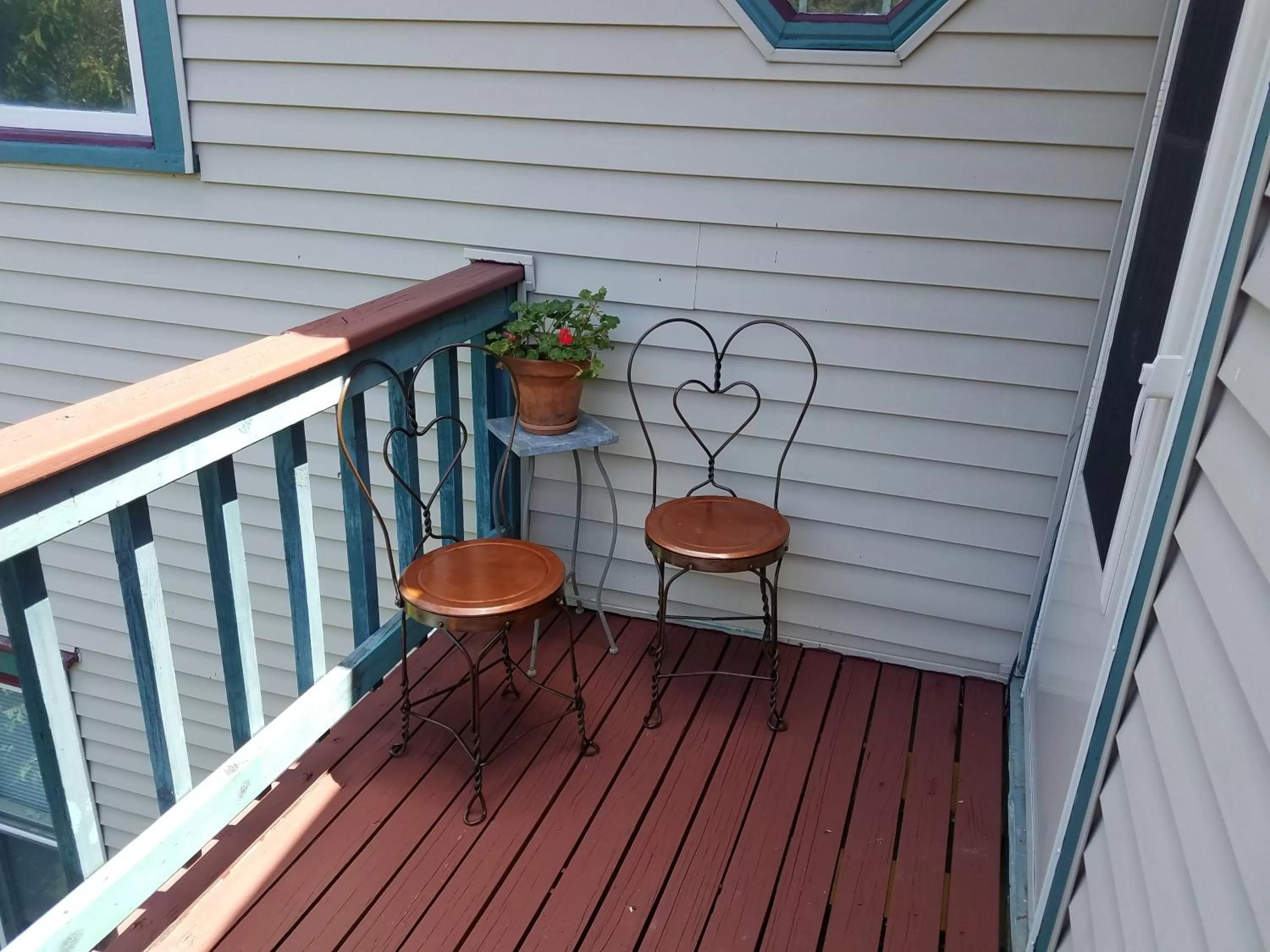 Bedroom, Balcony/Terrace in Dragonfly Bed and Breakfast