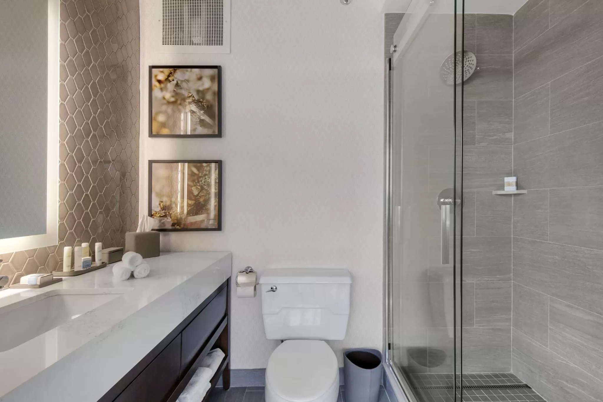 Bathroom in Omni Charlotte Hotel