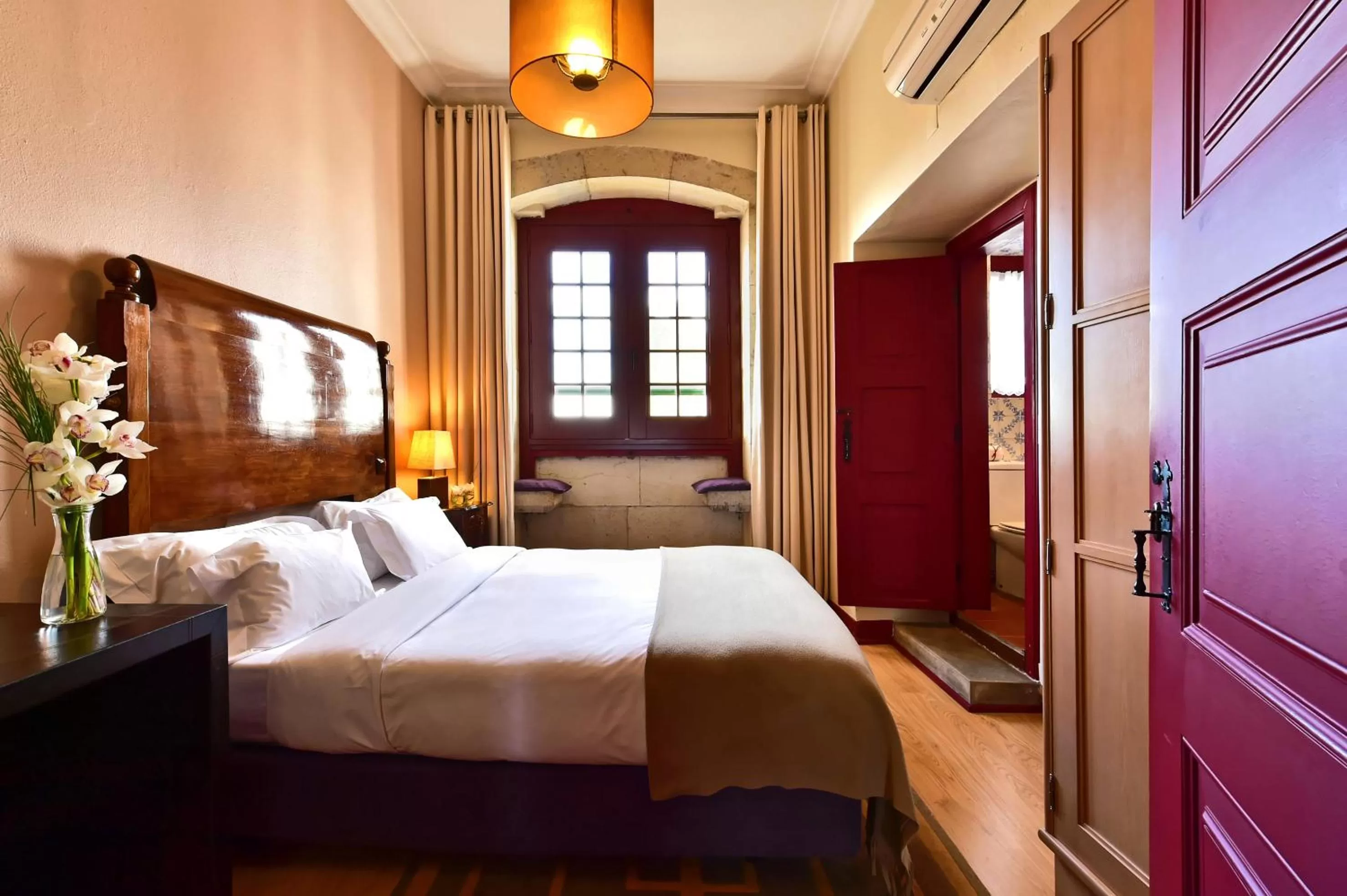 Bed in Pousada Castelo de Obidos