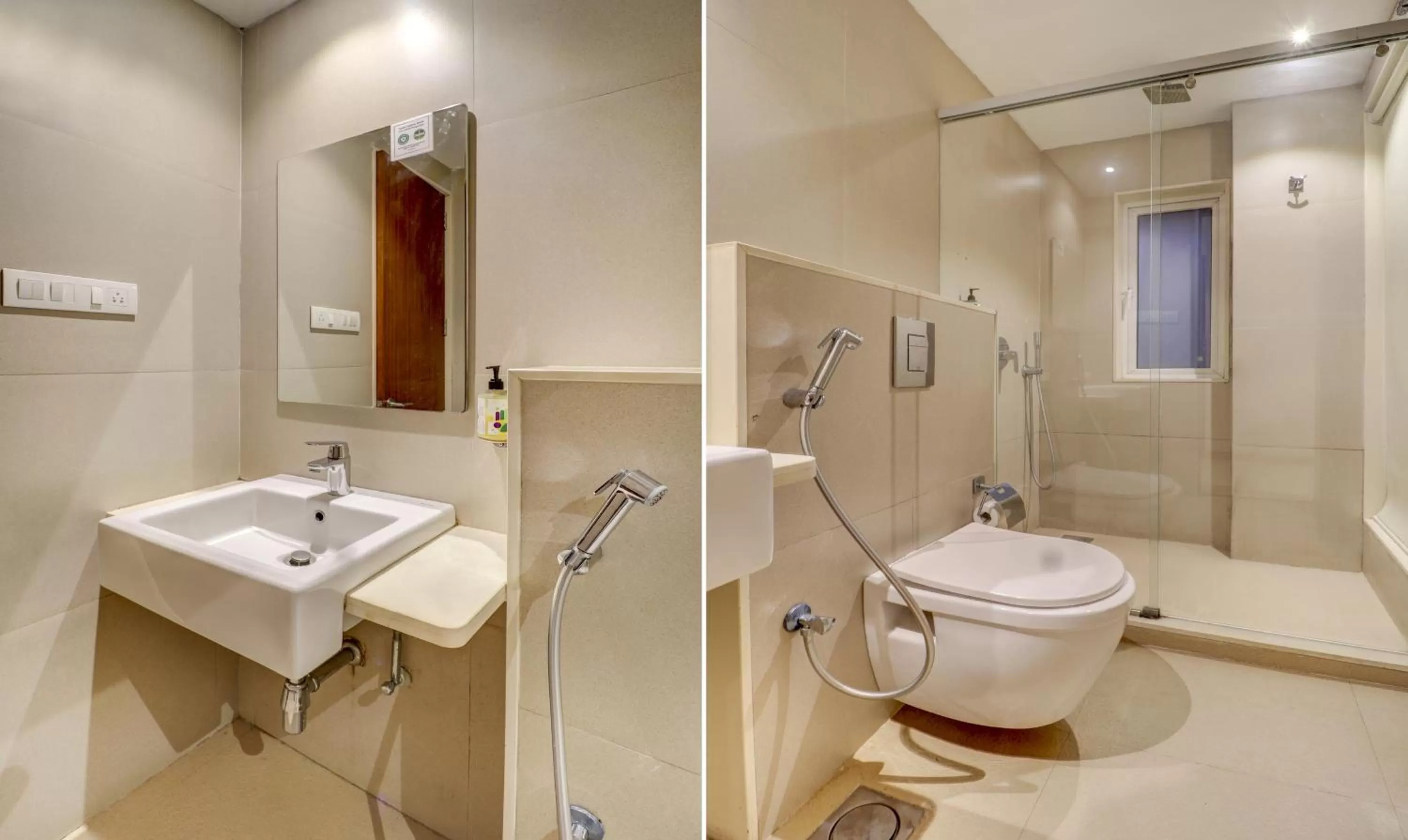 Bathroom in Treebo Ranjeet Shivaji Nagar