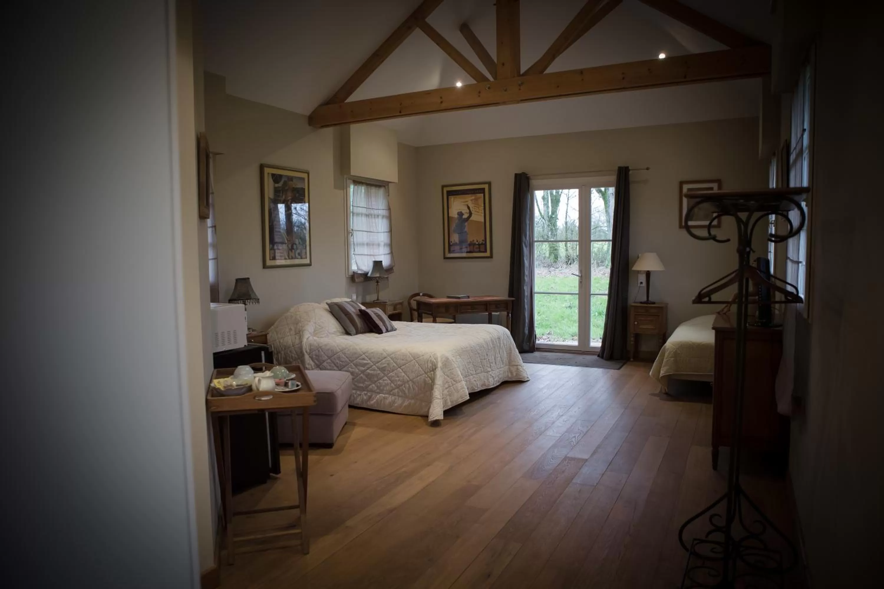 Bed in Chateau De La Moriniere