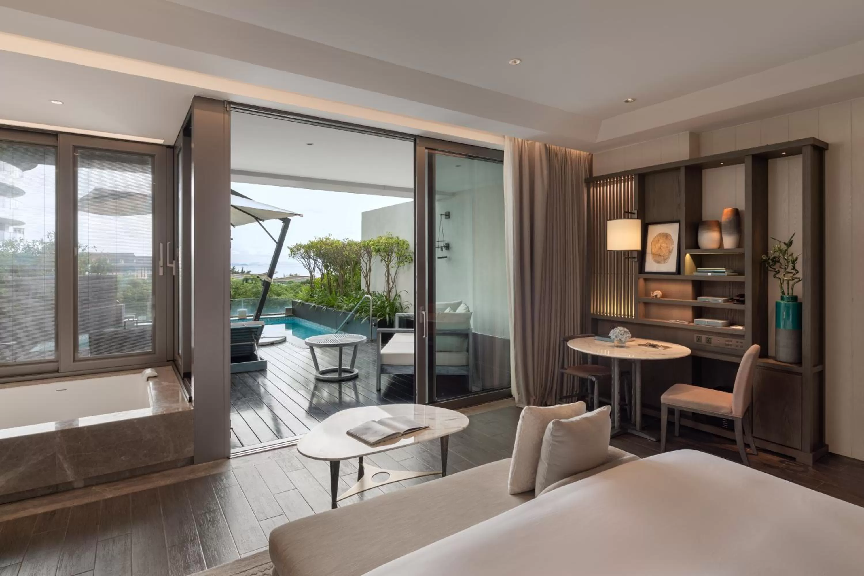 Ocean View Pool King in Rosewood Sanya