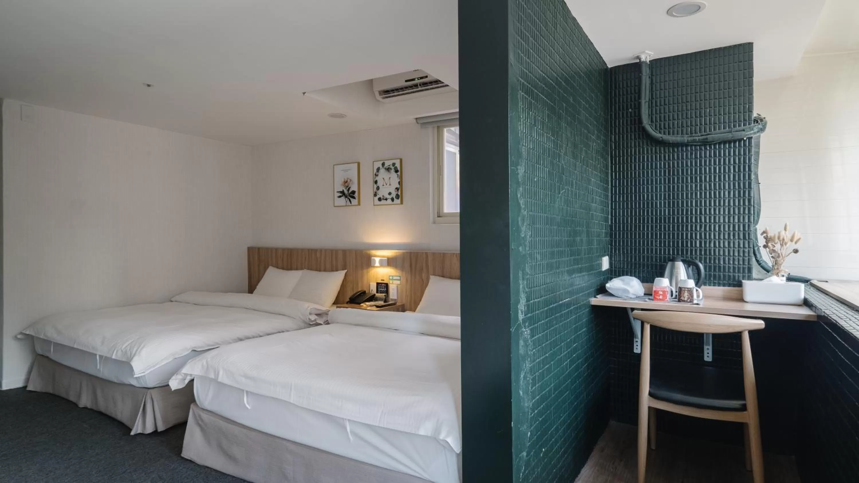 Decorative detail, Bed in Hotel attic