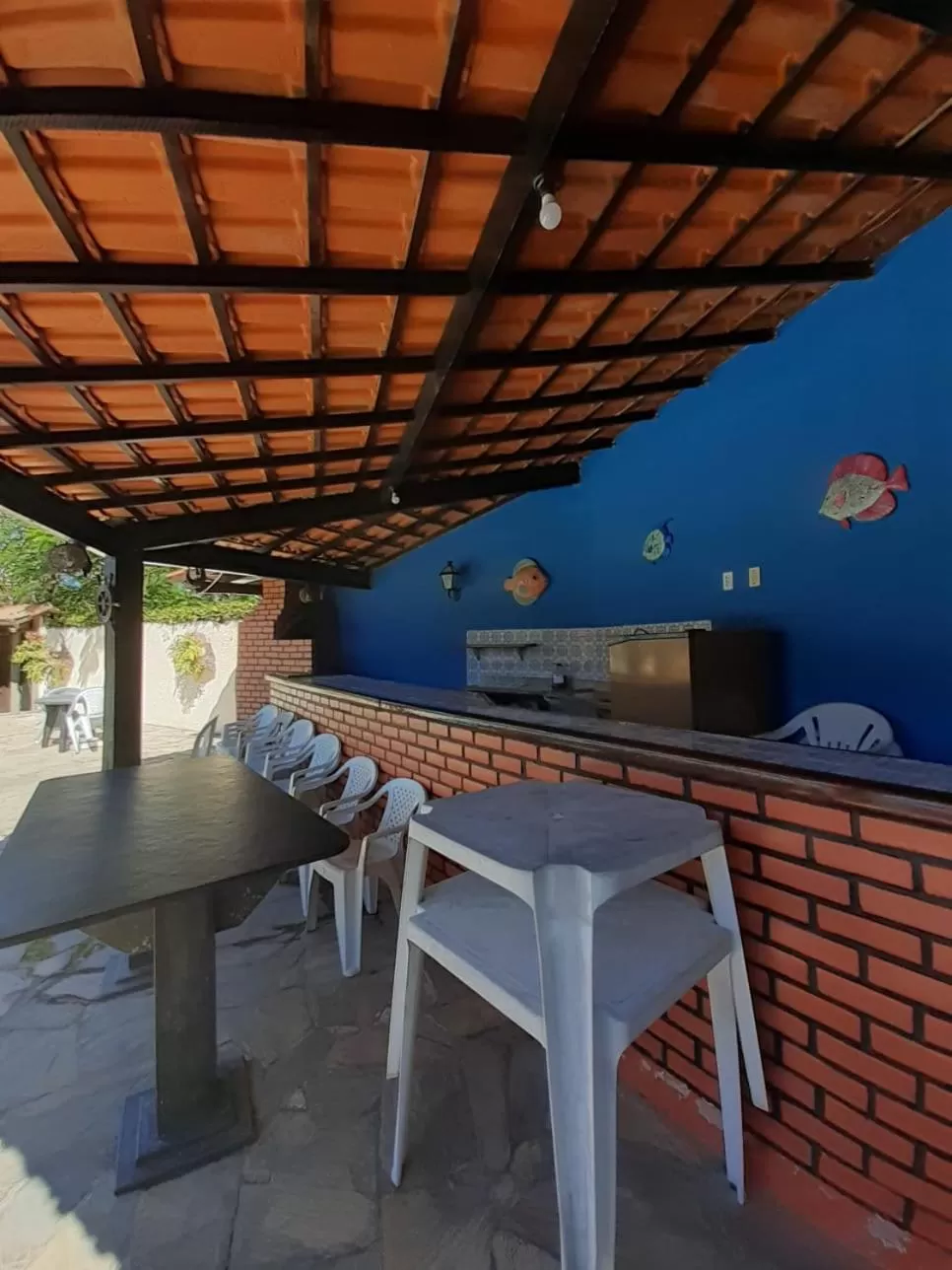 BBQ facilities in Pousada Estalage