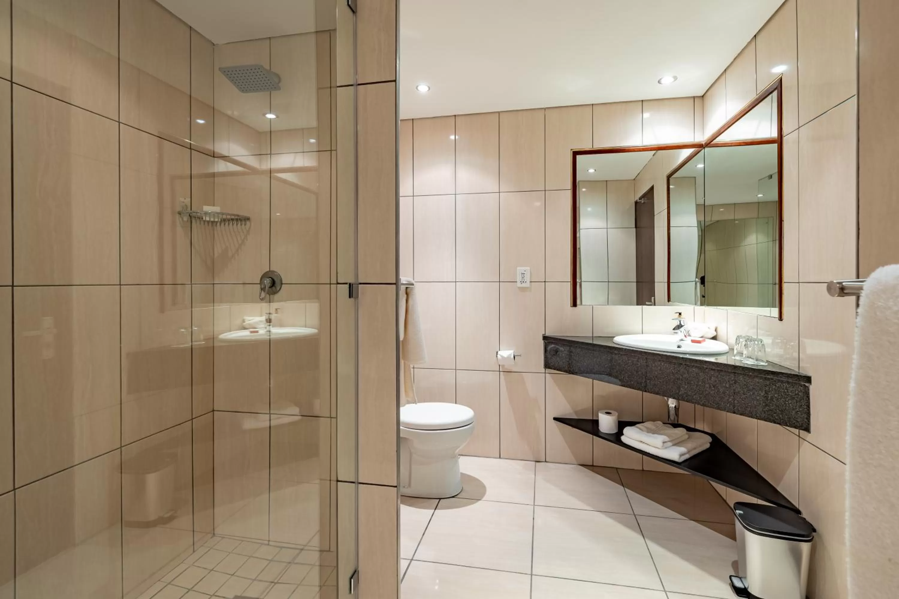 Bathroom in African Sky Hotels - Pine Lake Inn